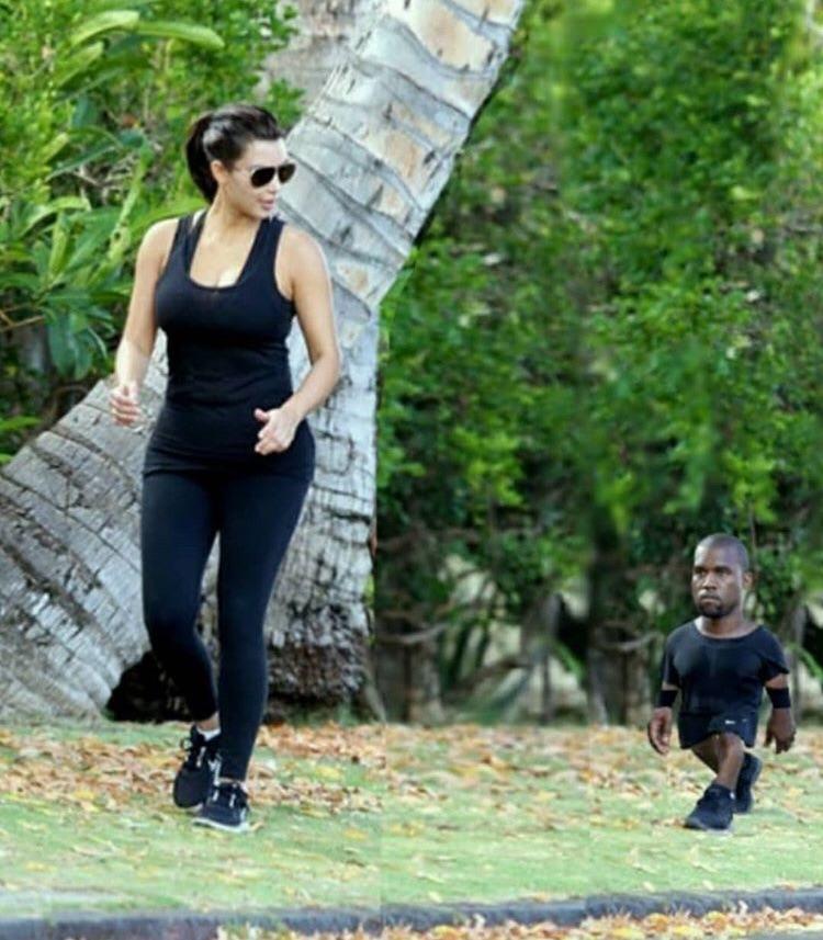 STEP UP IN THIS BITCH LIKE Kanye