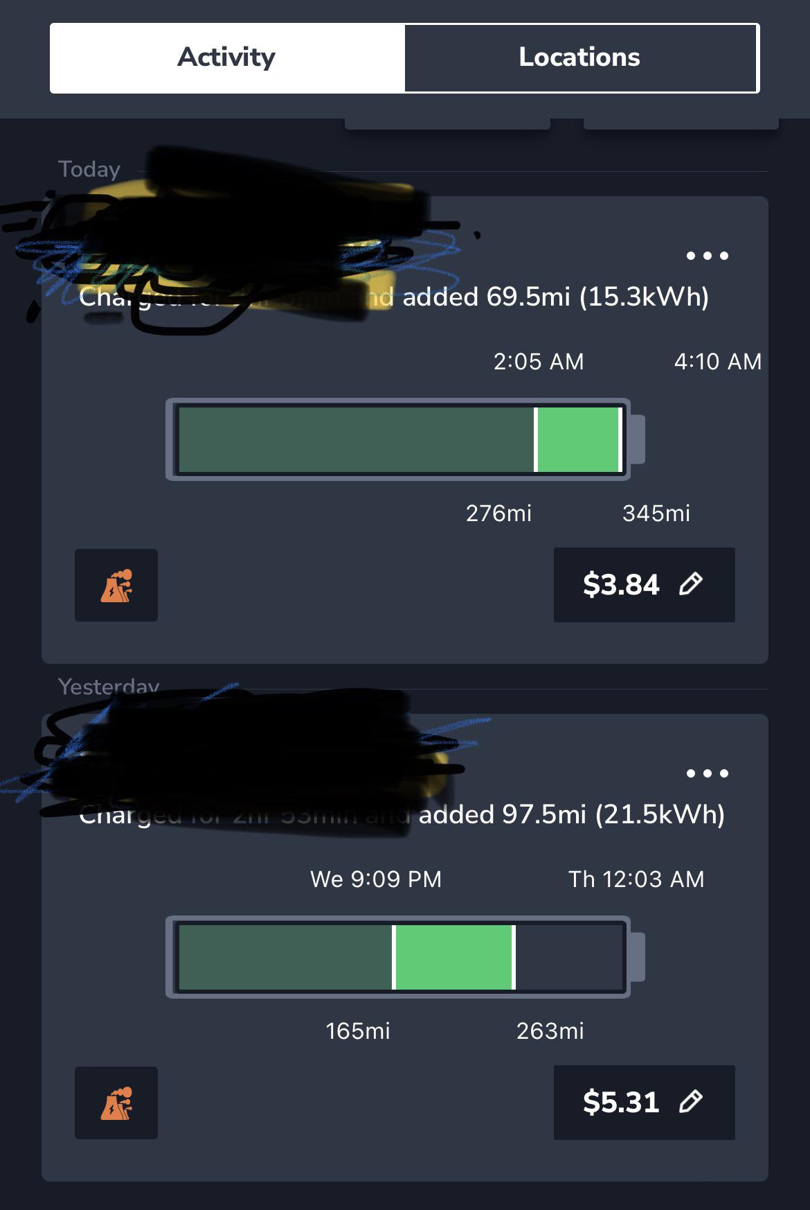 Why did it stop charging between midnight and 2am? The car was plugged