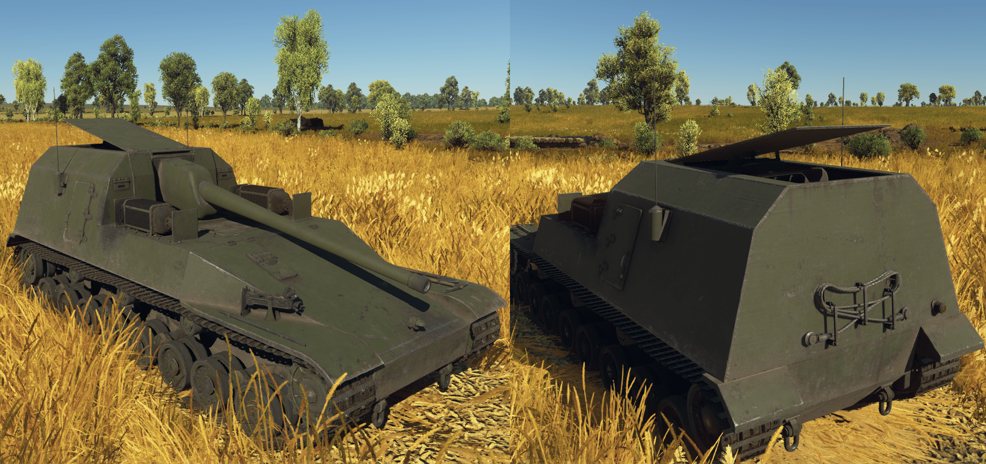 HoRi Prototype's roof extends to allow an impressive 10 degrees gun