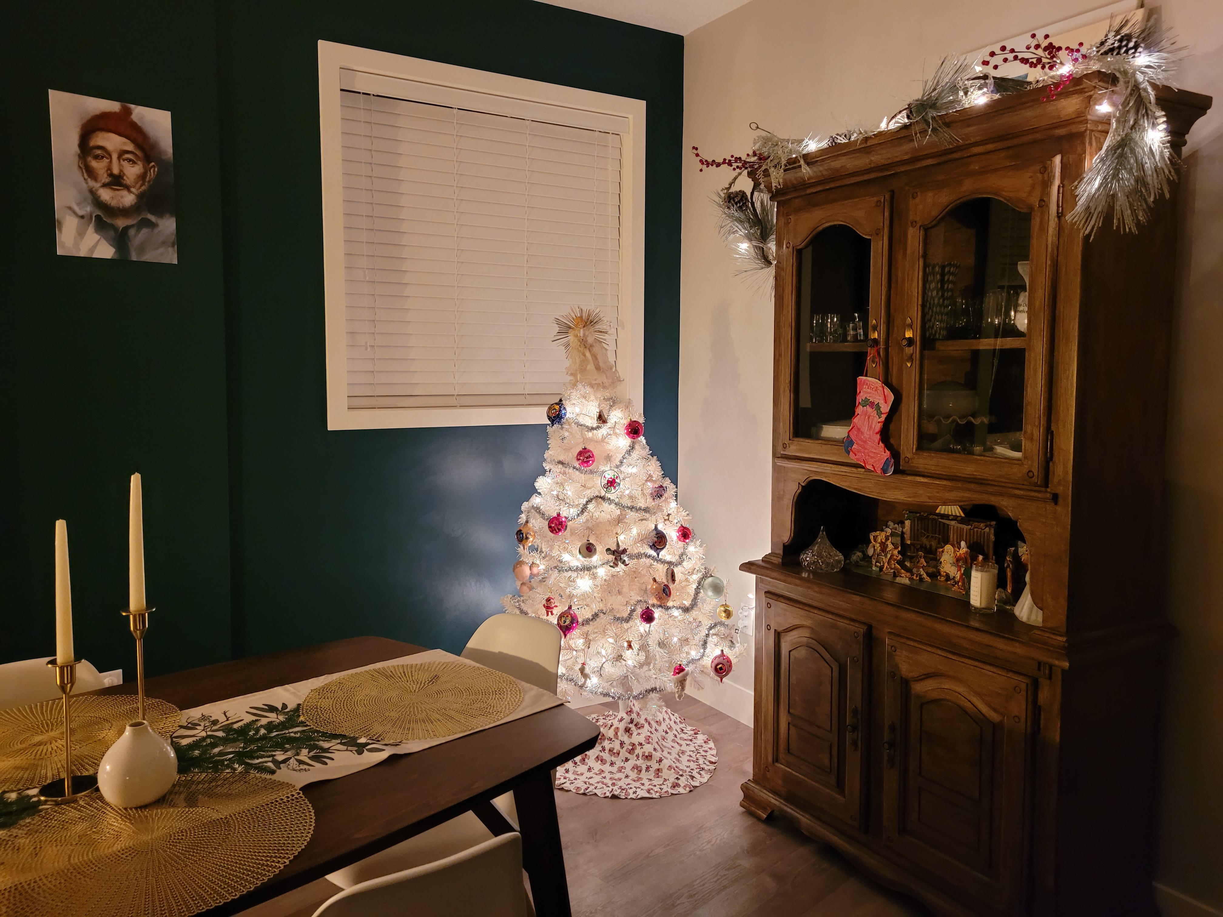 My crooked little vintage tree r/christmas