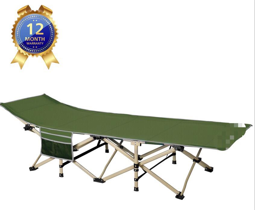 50 Camping cots, Oversized Portable Foldable Outdoor Bed with Carry