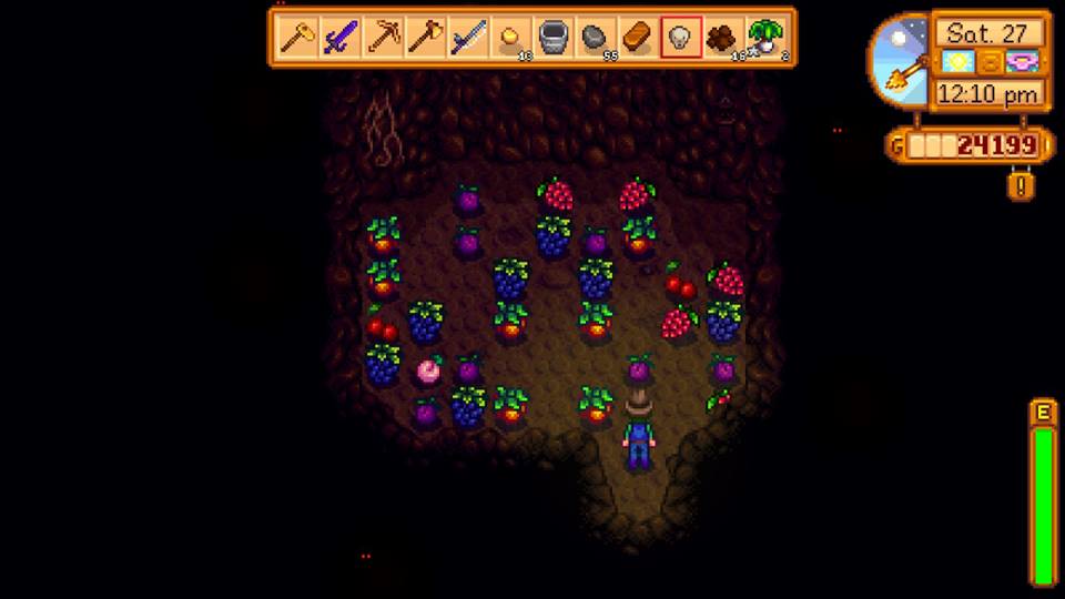 I that I had a fruit cave, for almost two seasons... r