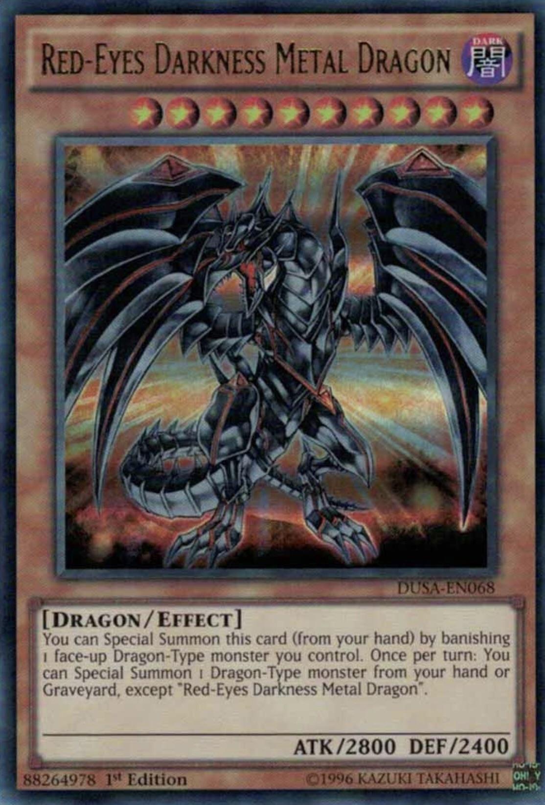[Discussion] RedEyes Darkness Metal Dragon If this card is ever