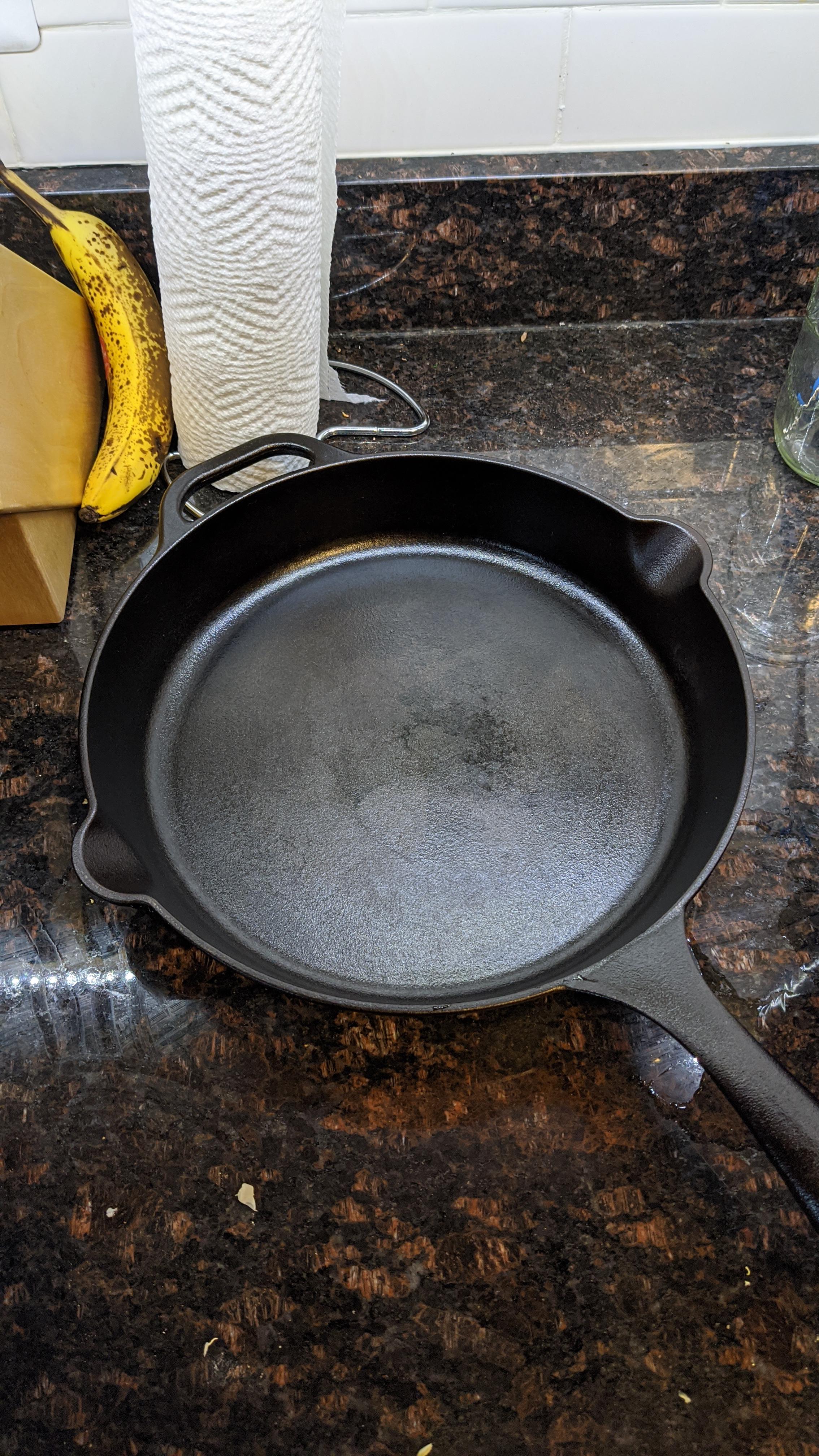 Help! For some reason my cast iron won't nonstick. I clean with