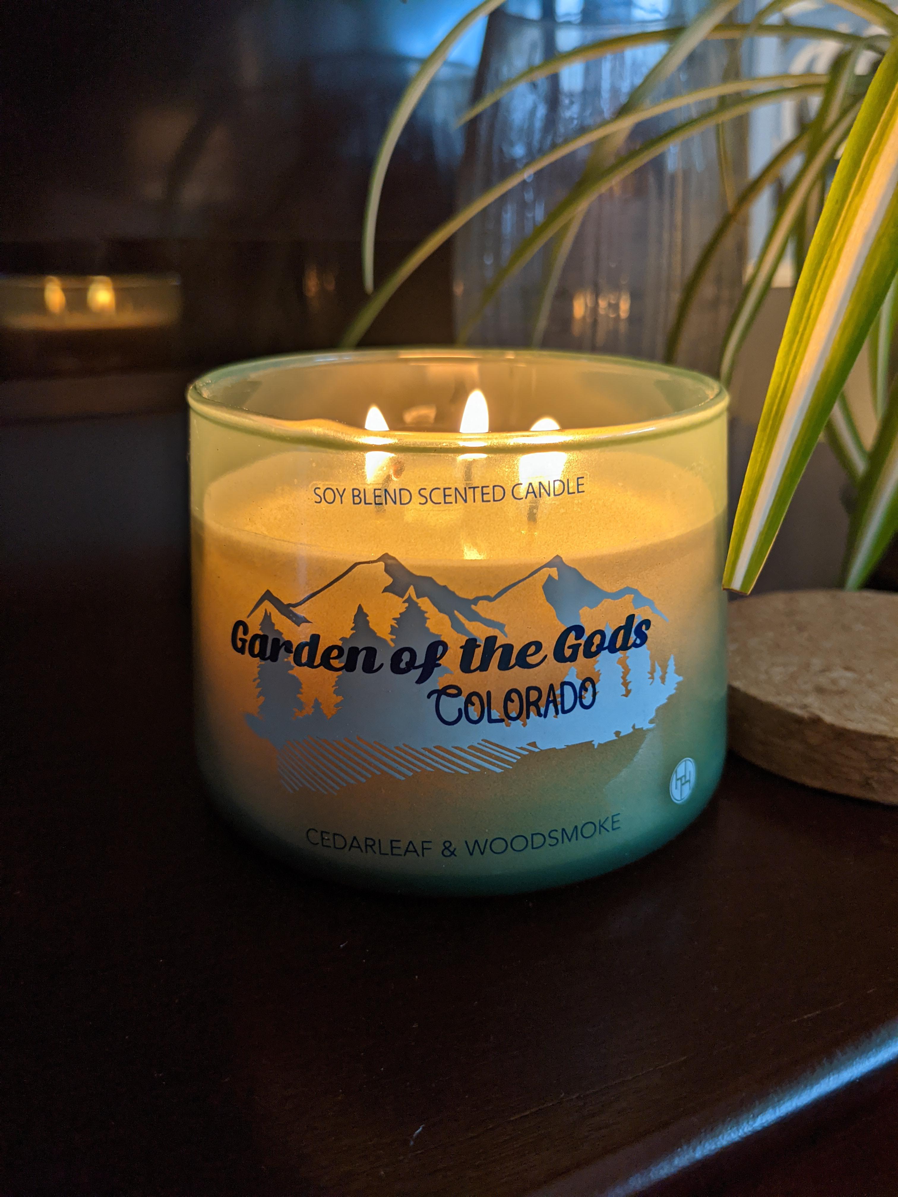 Burning a new candle tonight. It has a light scent throw. Kind of an