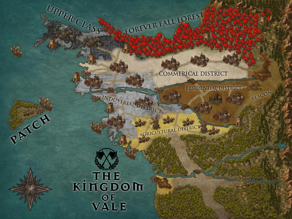 Updated Vale Map RWBY