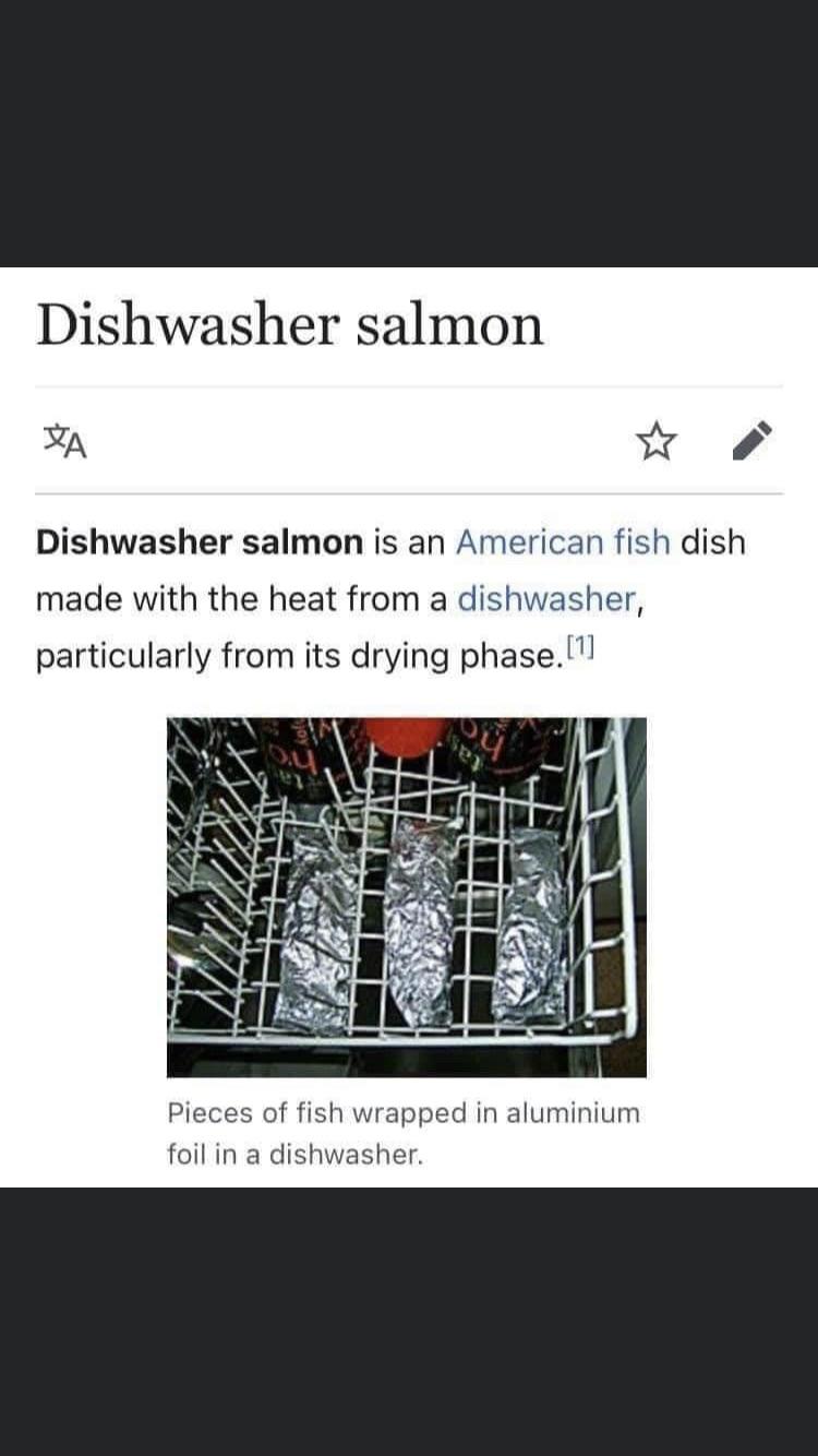 Thanks I hate Dishwasher Salmon! r/TIHI