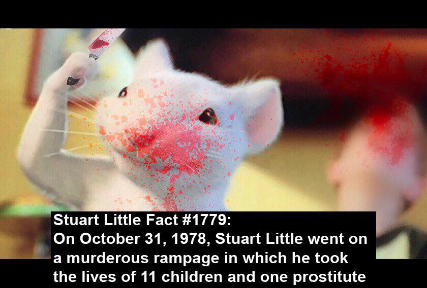 He can’t keep getting away with this stuartlittlefacts