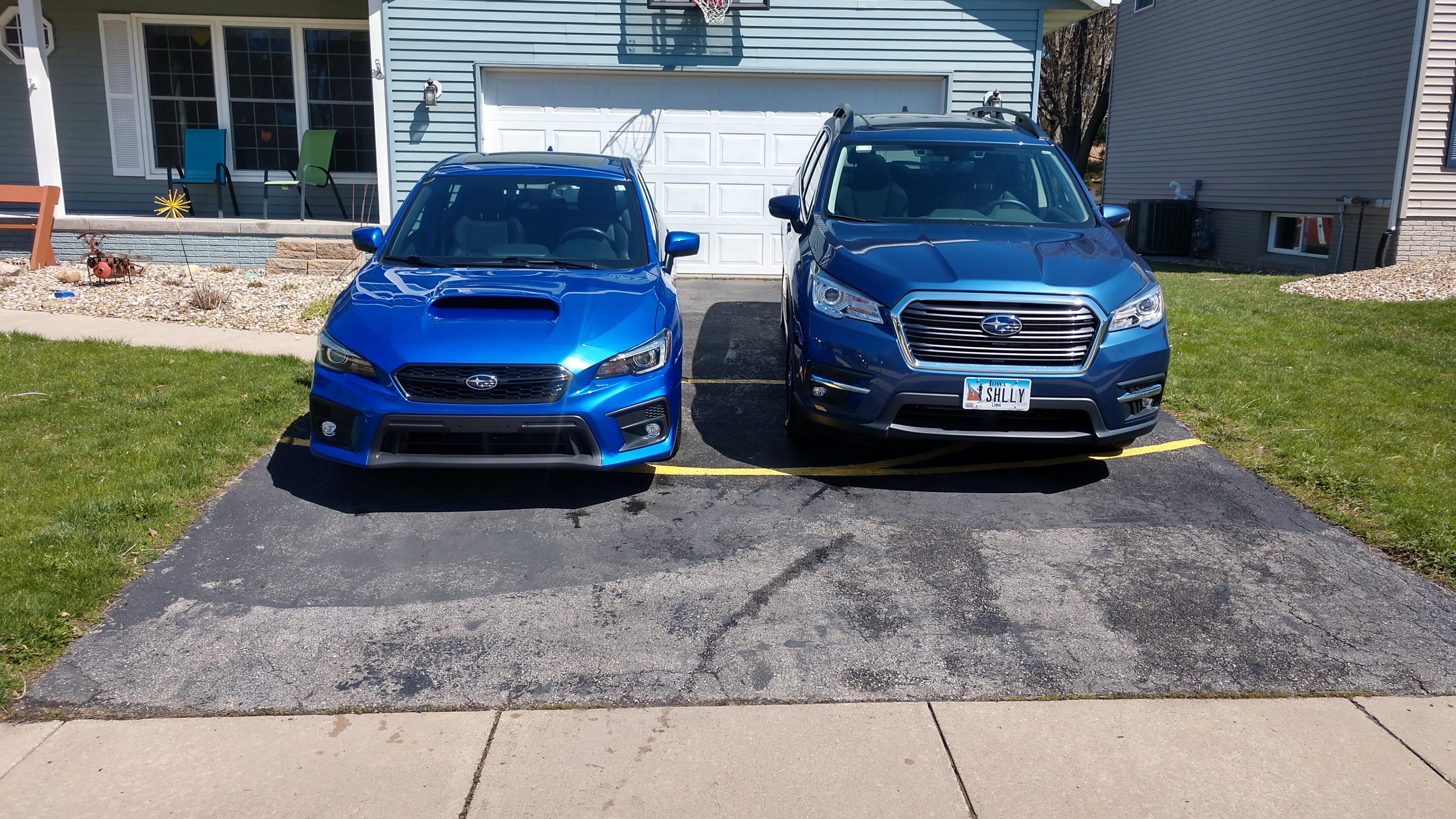 I washed and waxed some Subarus today. I wanted to share the shiny with
