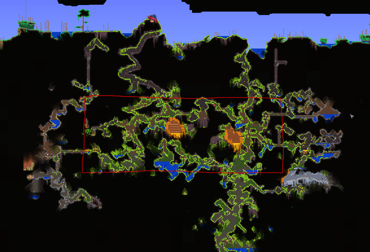 Anklet Of The Wind Map Terraria This is the only surface jungle on the map and I've searched the whole