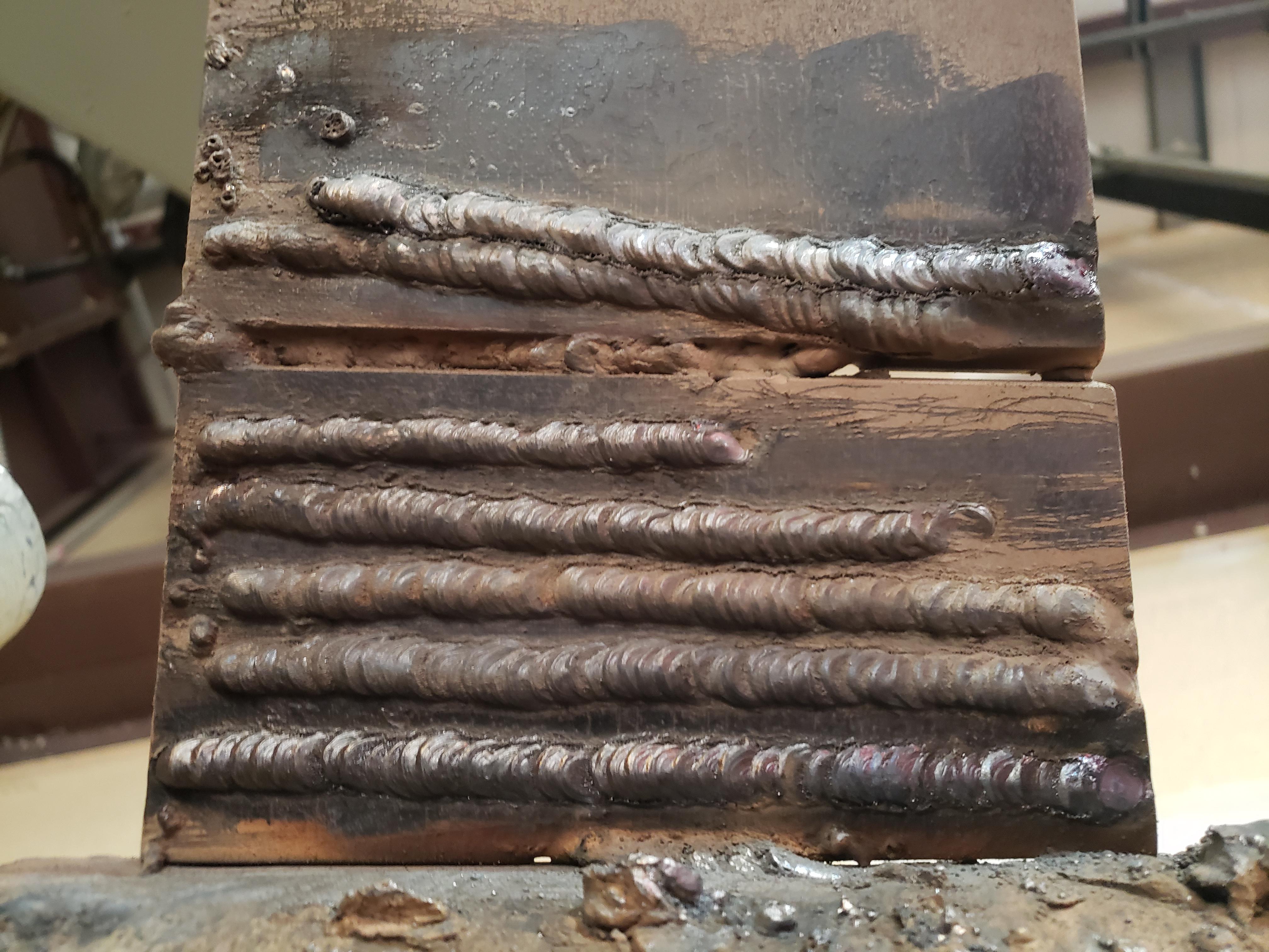 I would appreciate any tips on improving quality. Overhead 1/8th 6011