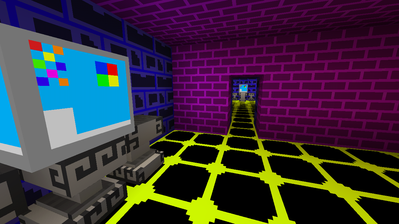 Vaporwave texture pack part 2 made anvils redstone lamps and all 16