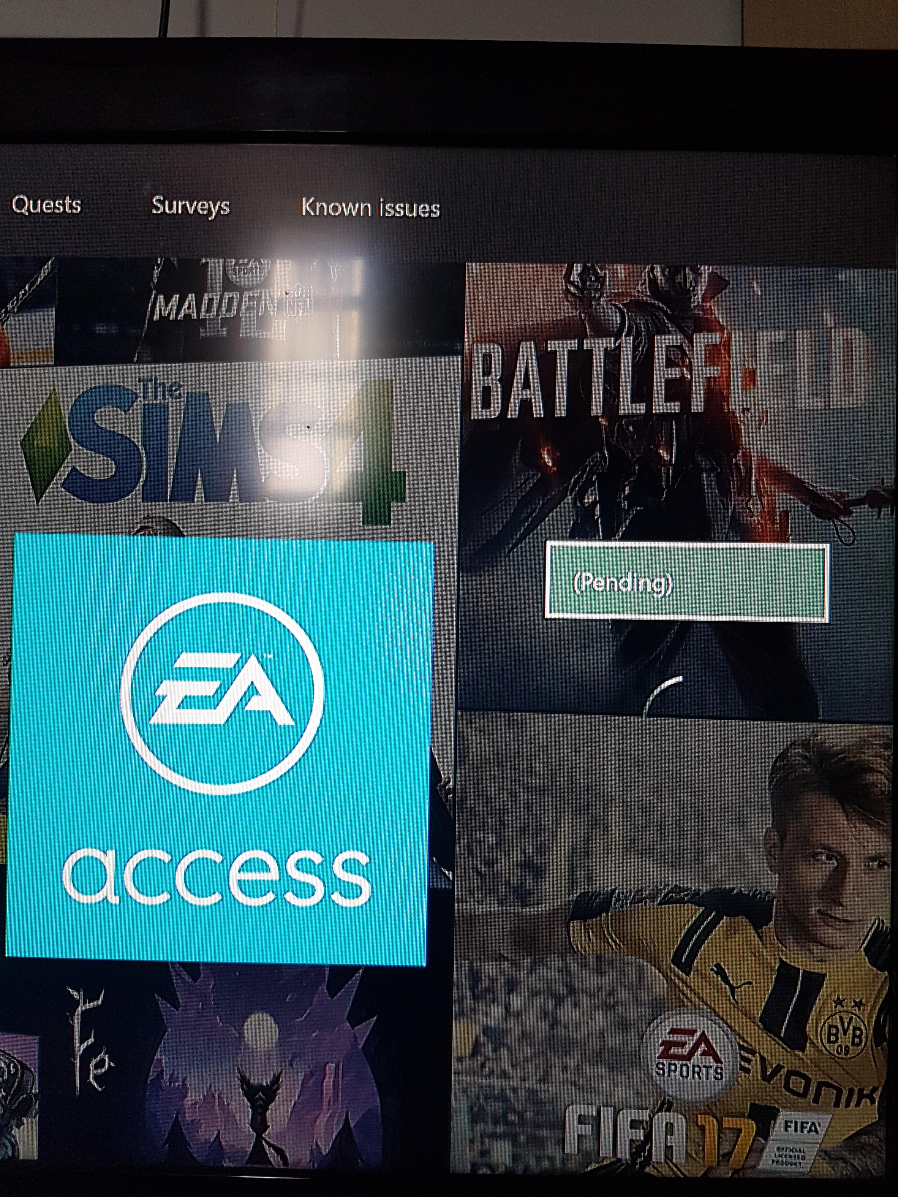 EA Access "Pending" on Xbox Insider Hub r/EAAccess