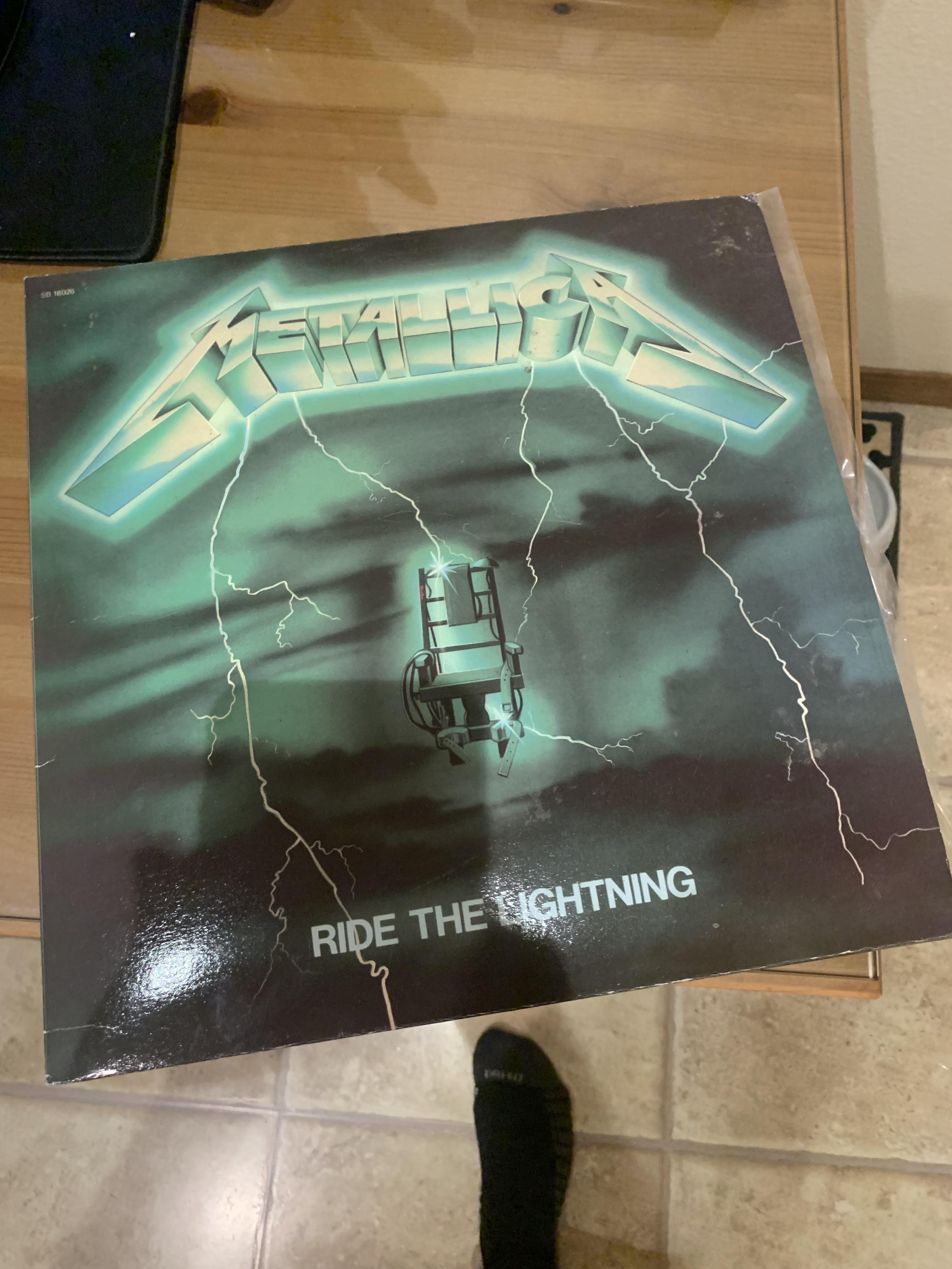 Anyone know how much the green ride the lightning vinyl is worth? More
