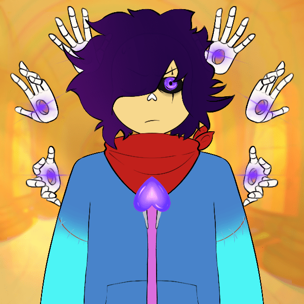 New OC a skeleton who absorbed a human soul, but it was perseverance