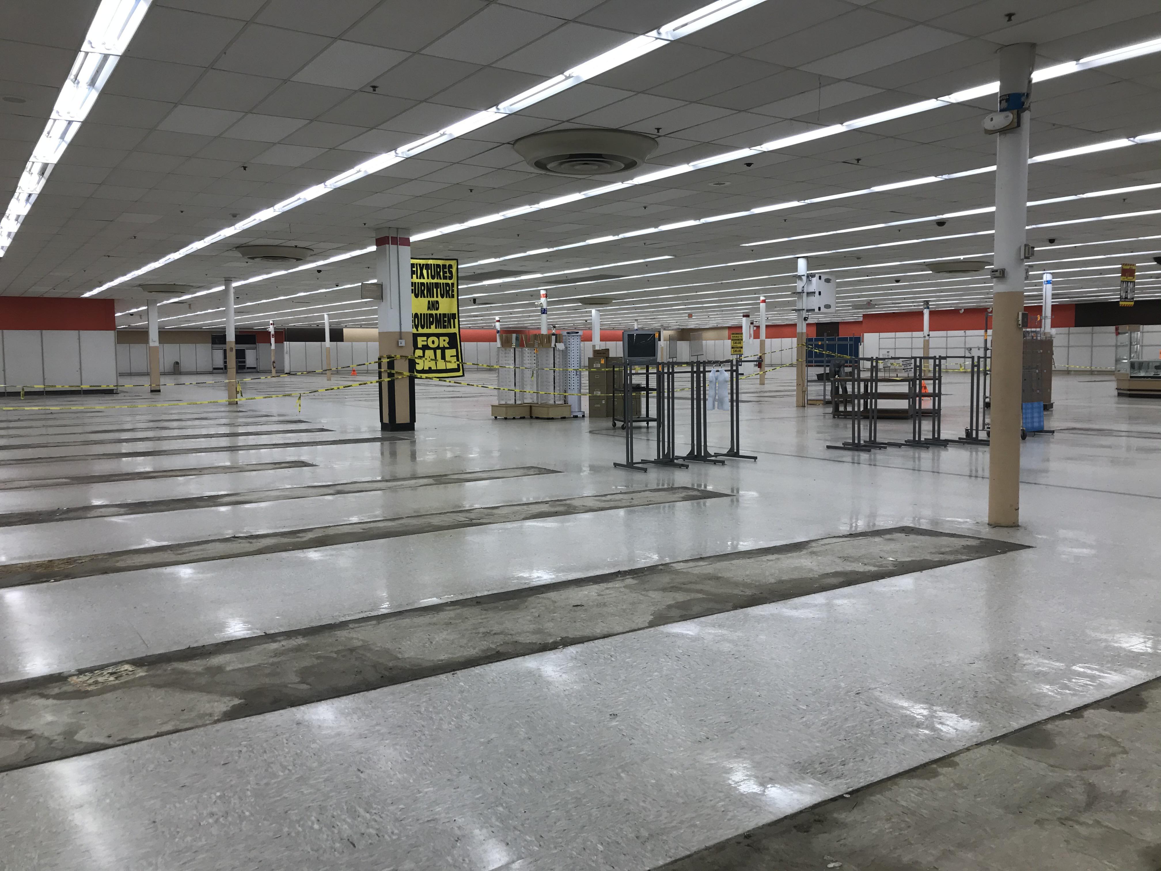 The Kmart in my hometown is closing. They cleared out half the store