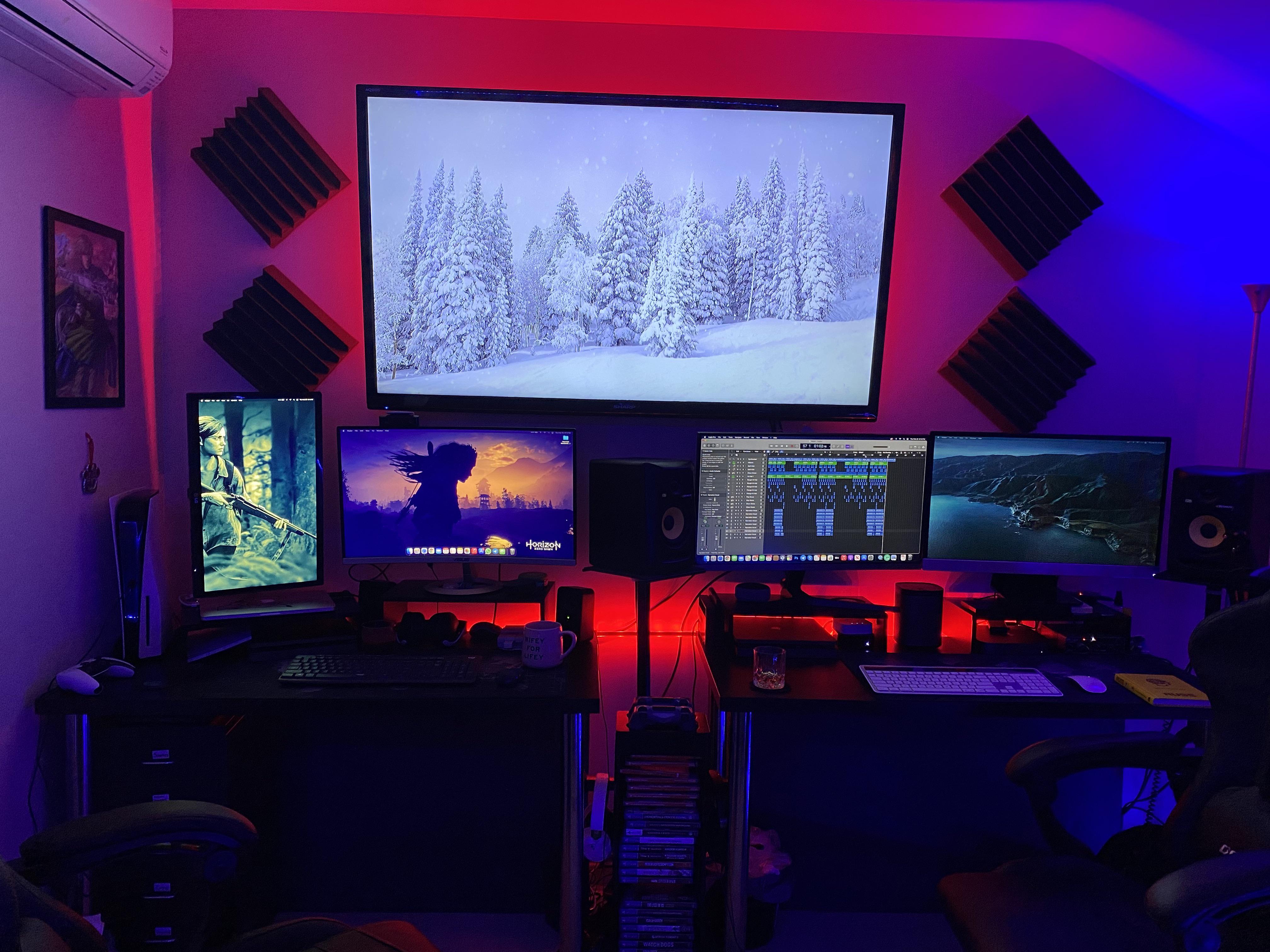His and Hers gaming set up r/desksetup