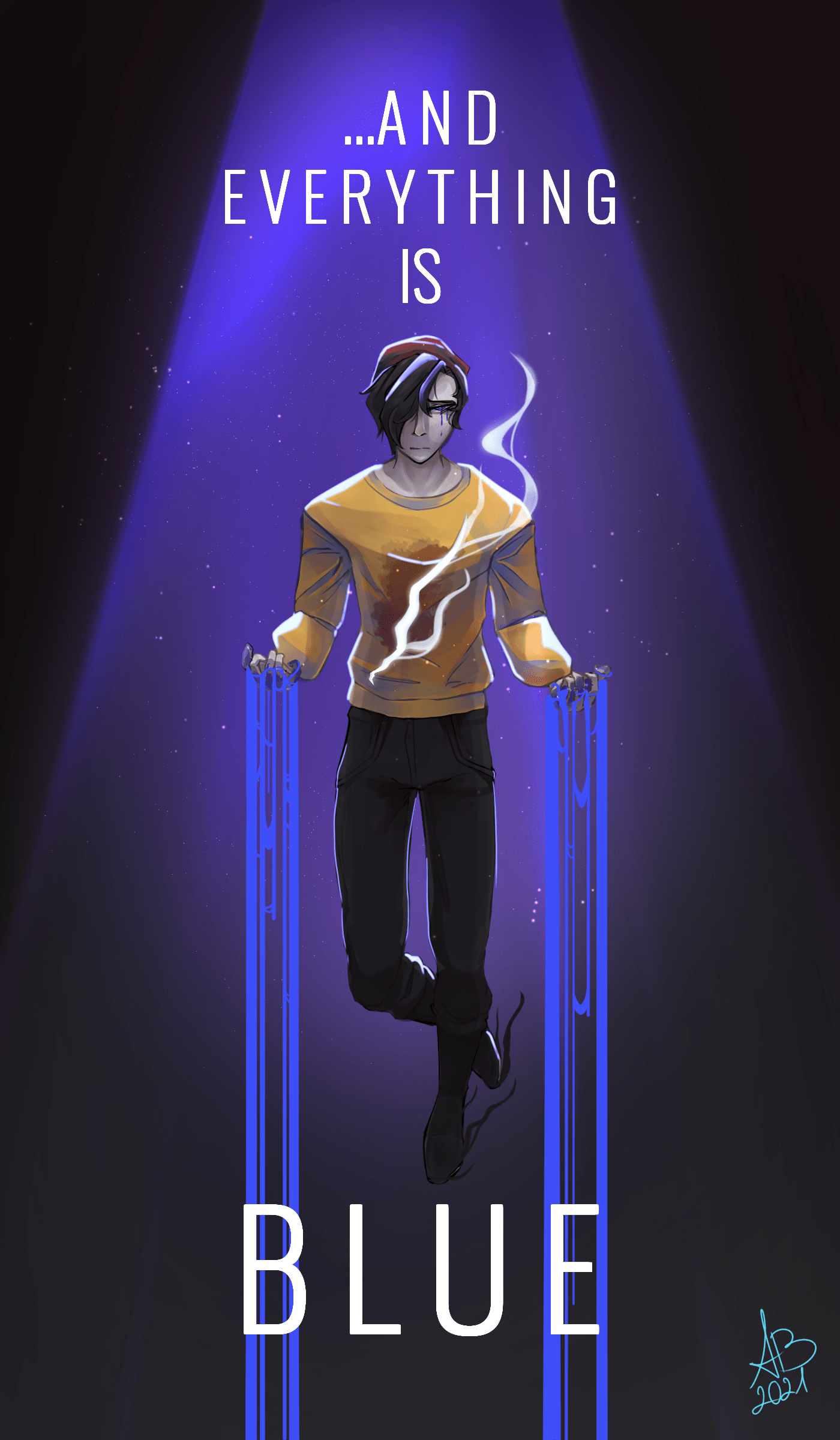 His pills, his hands, his jeans Since we might be losing Ghostbur