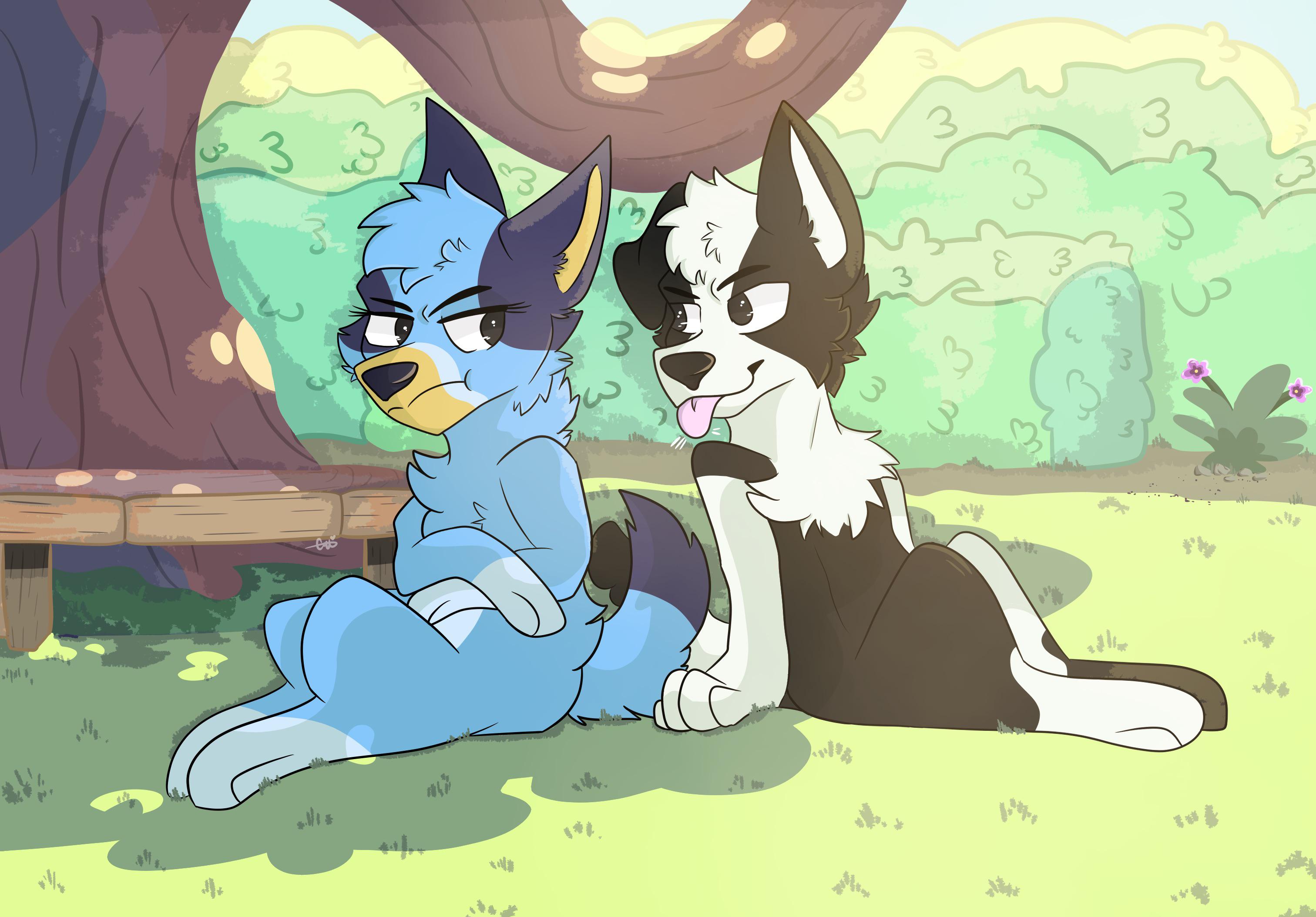 Bluey & Mackenzie 💙🤍 r/bluey