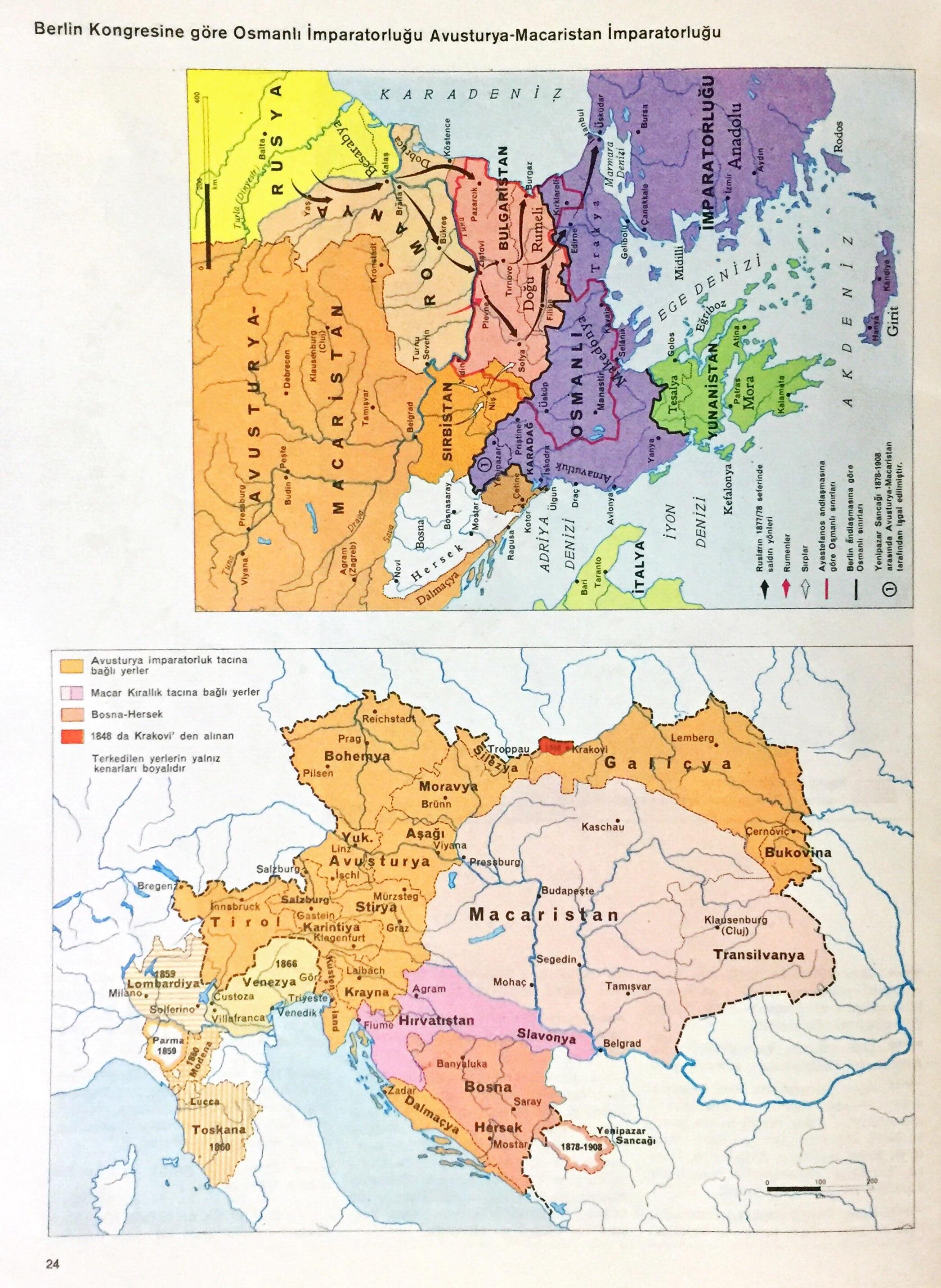 Ottomans, AustriaHungary and Balkans according to Treaty of Berlin r