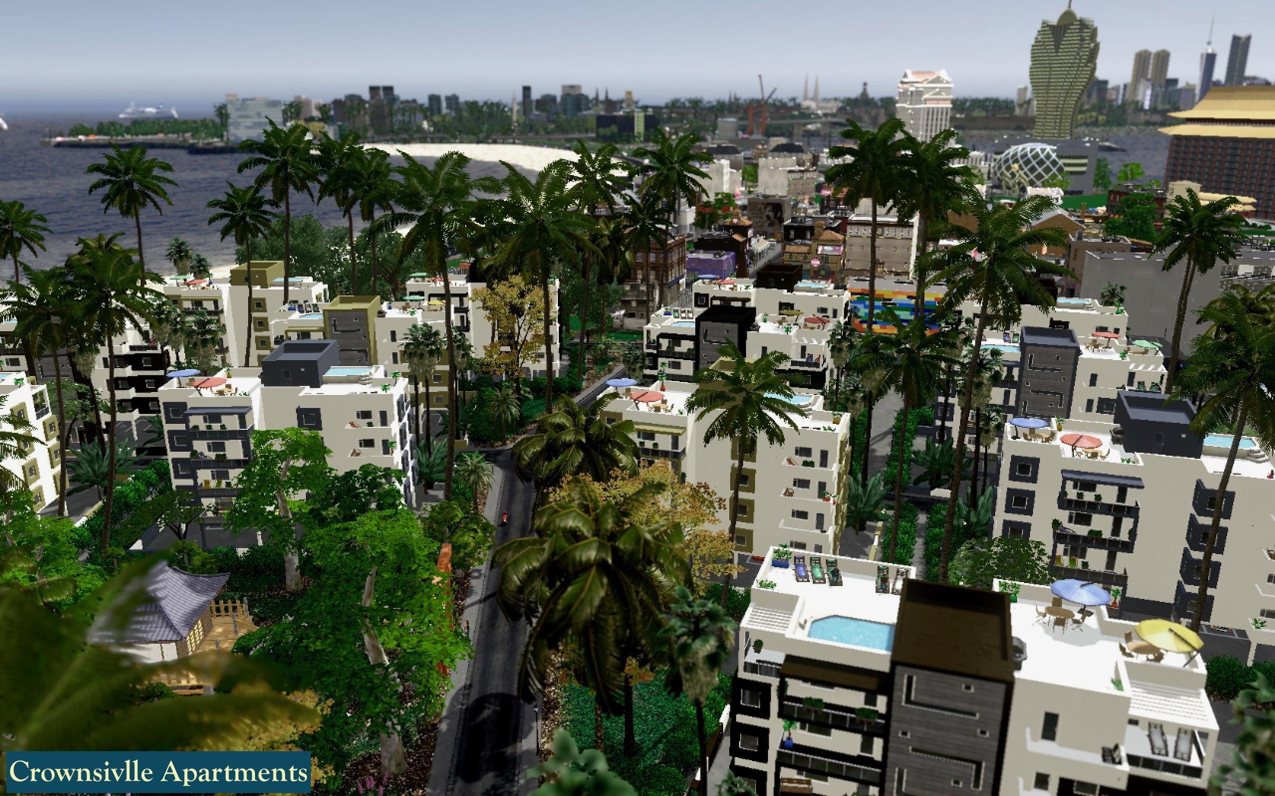 Crownsville Upscale Apartments Complex! r/CitiesSkylines