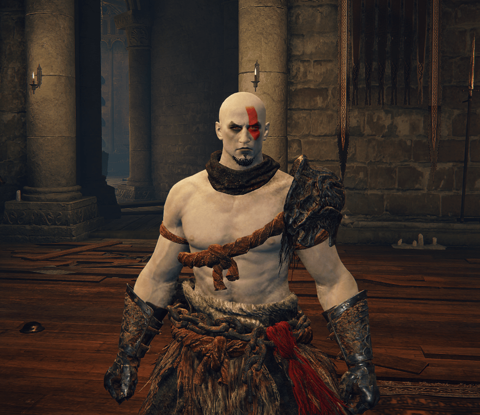 I just maked kratos, any weapon that looks like blades of chaos? r