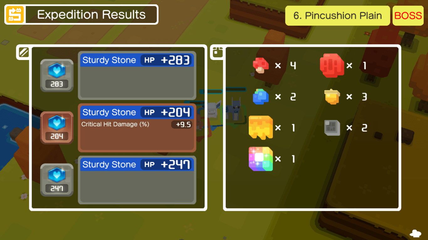 Triple Power Stone + Rainbow Matter while I was pushing 65 from