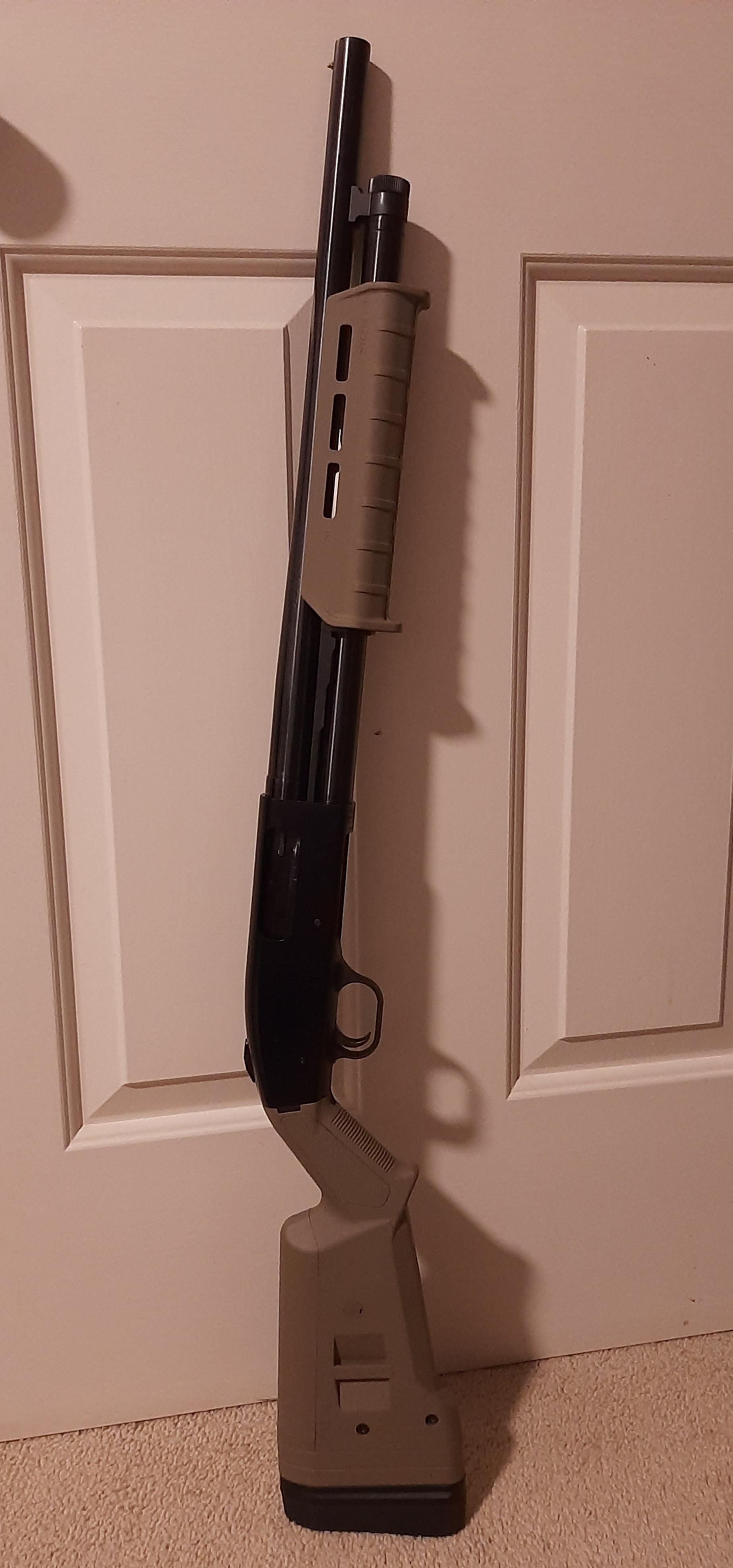 Finally got the 73/4" action slide tube and matching Magpul forend for