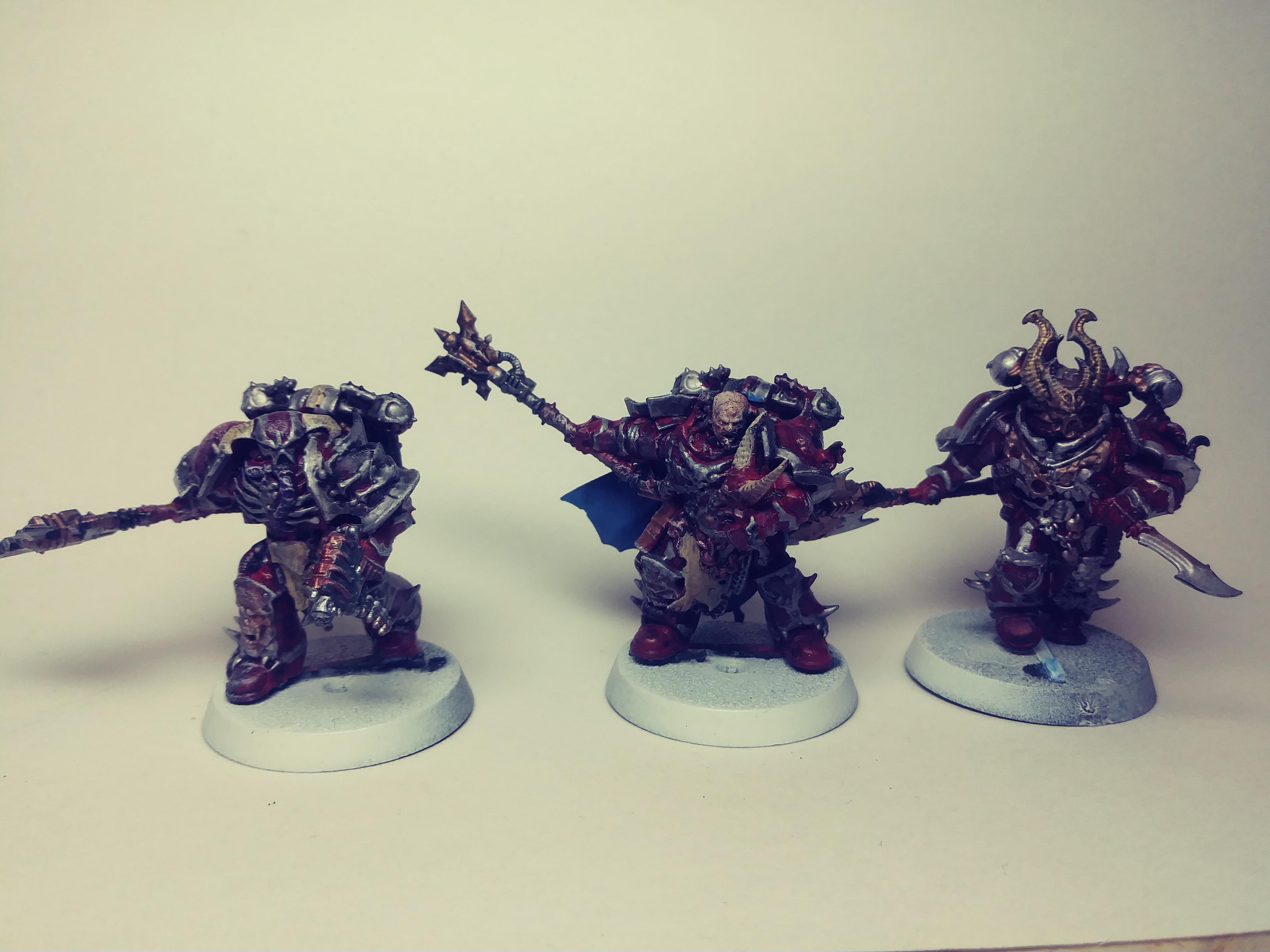 The begginings of my CSM kill team WIP Warhammer40k