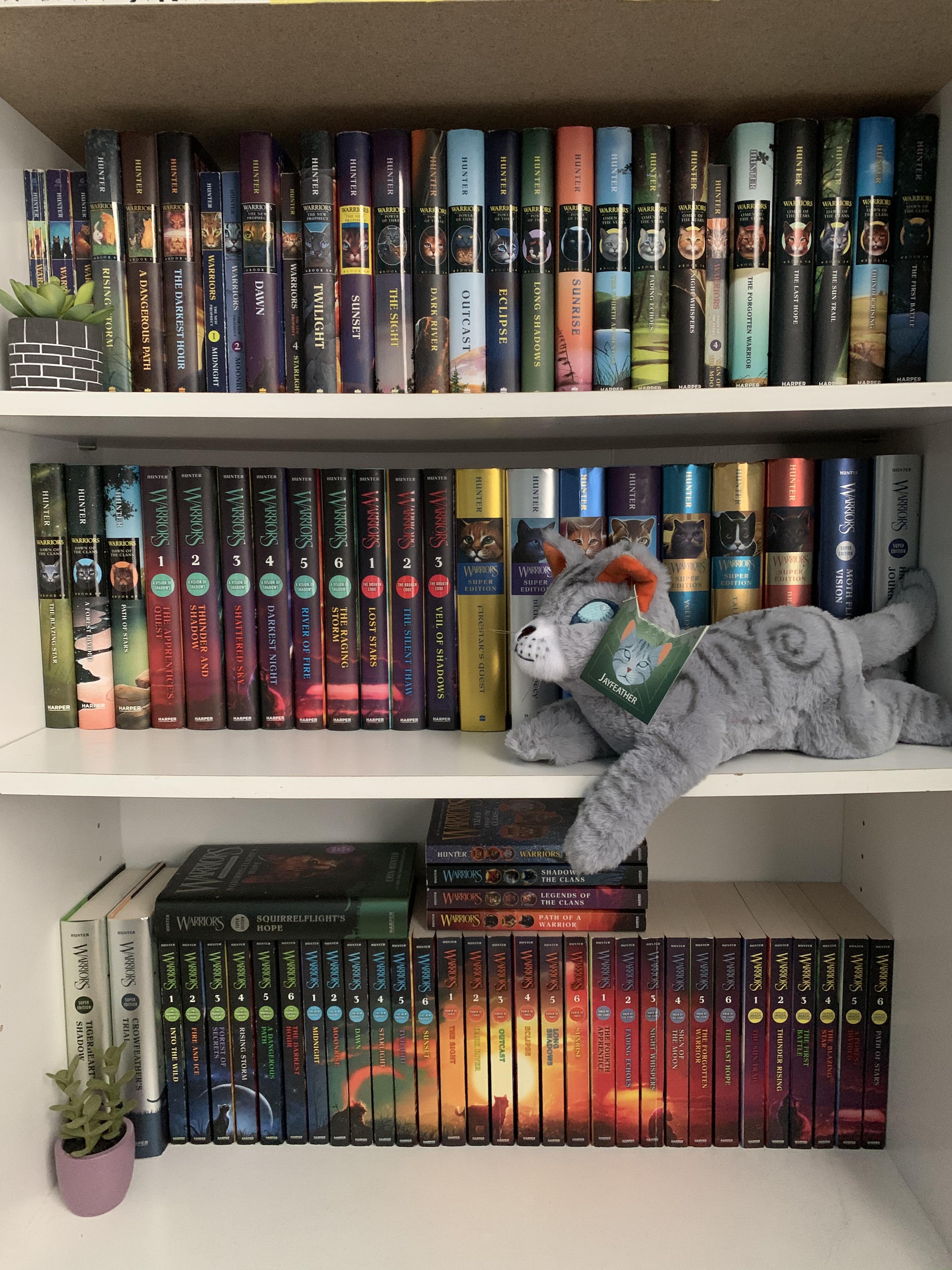just joined this sub, here’s my book collection ! r/WarriorCats