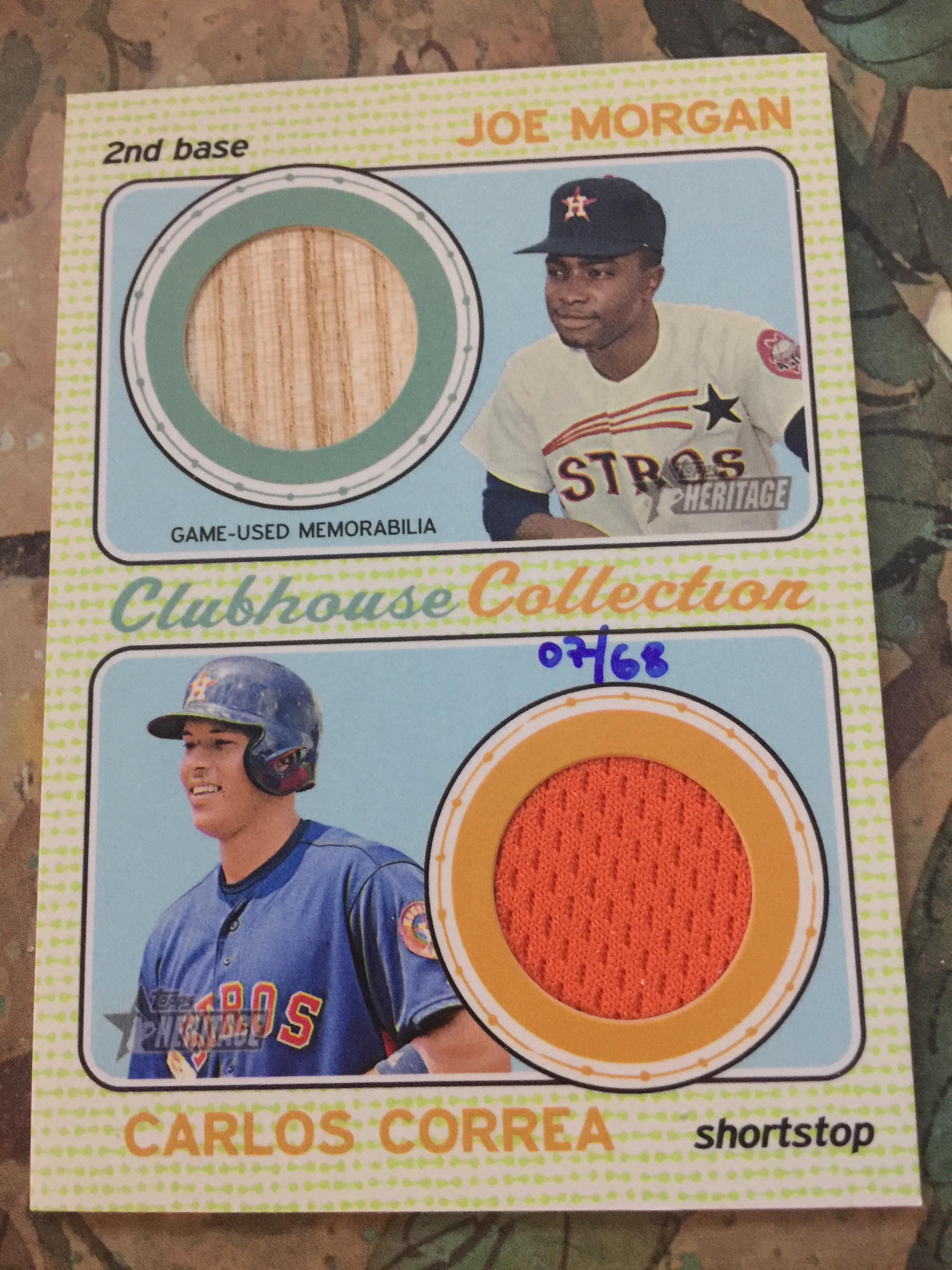 Bought a box of Topps heritage high number baseball at target. Check this heat out. r