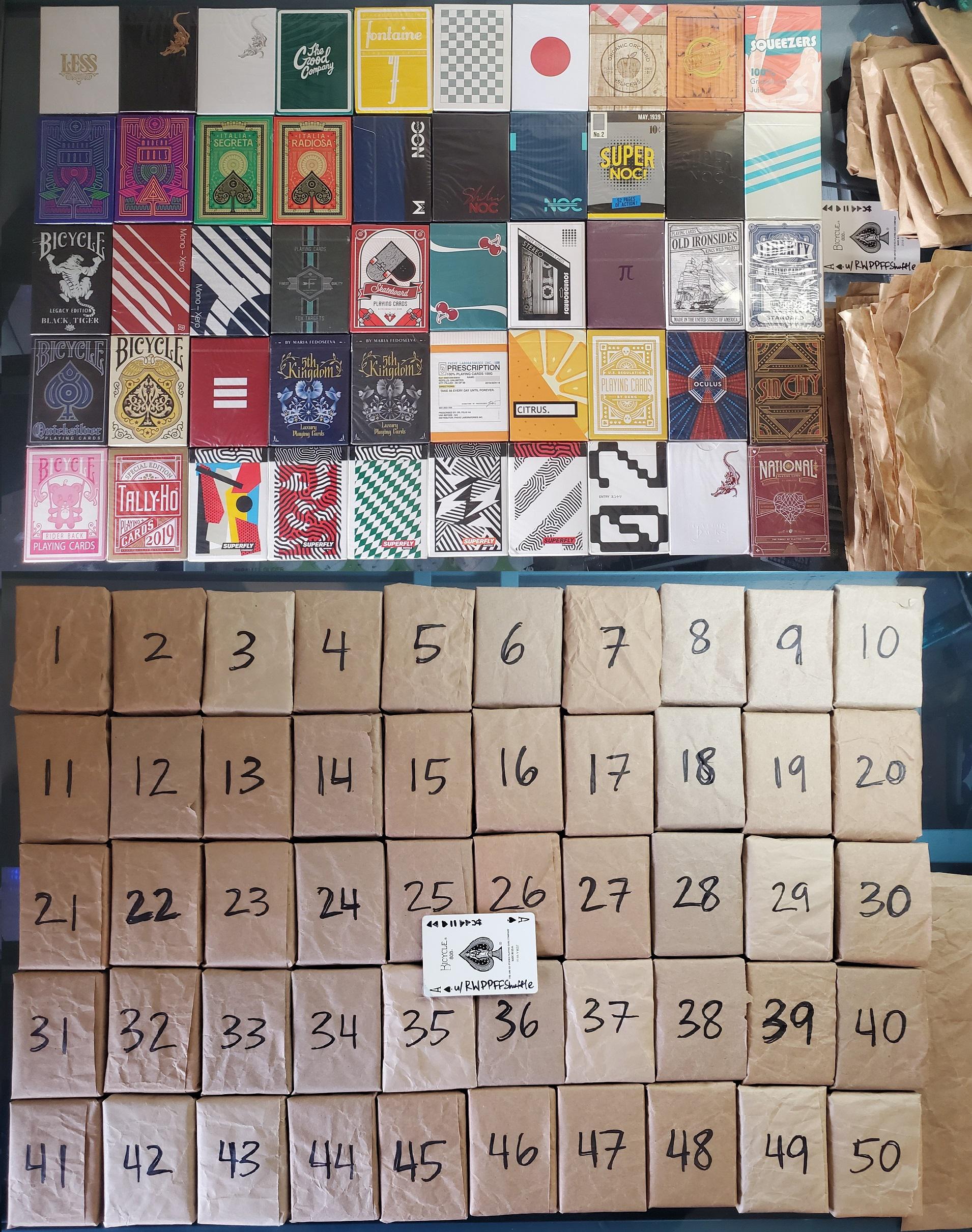 [US] Mystery Decks 10.50 ea/ plus shipping! Pick Your Numbers! r/PlayingCardsMarket