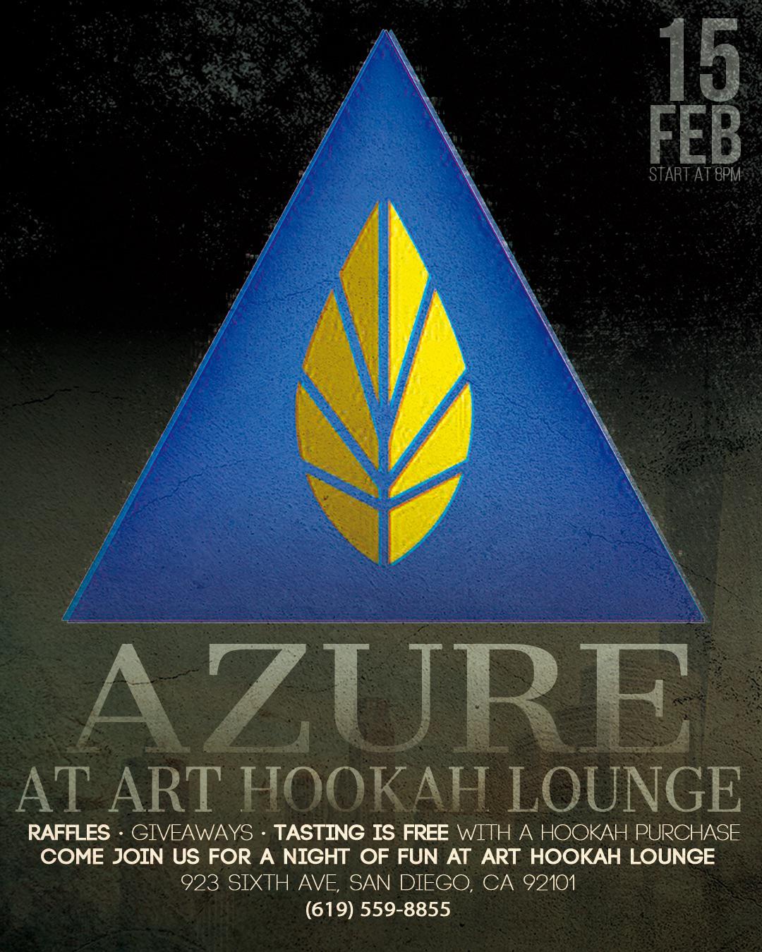 San Diego, join us at Art hookah lounge in downtown on 2/15! r/hookah