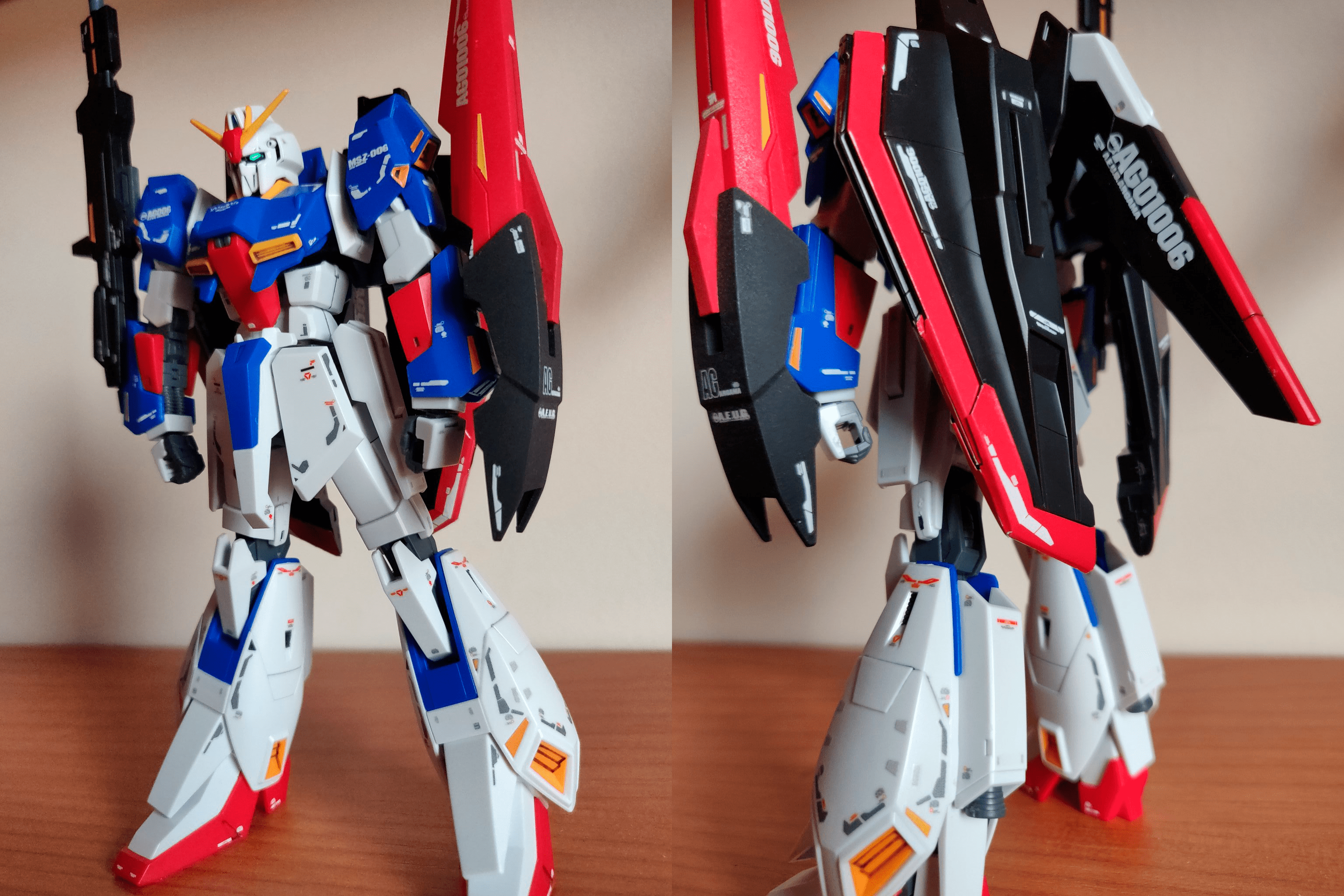 Finally done with this project! HGUC Zeta Gundam with RG decals. r/Gunpla
