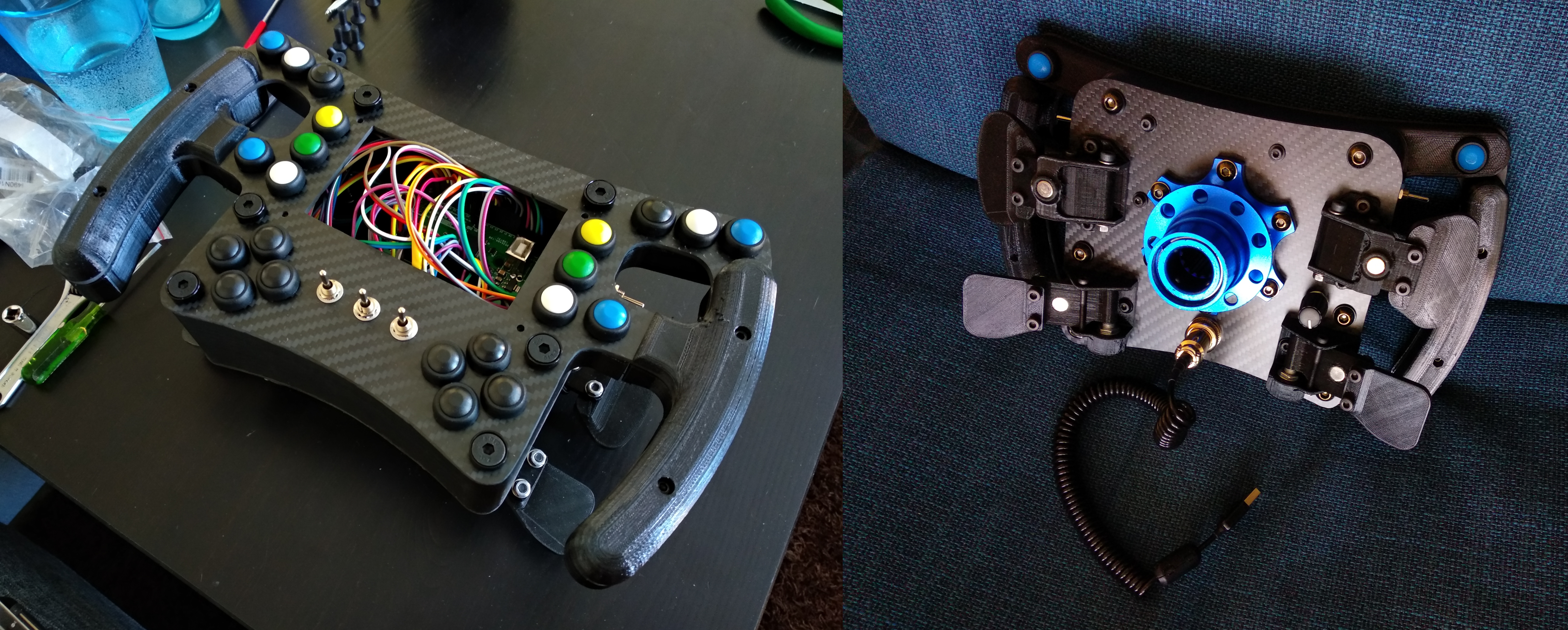 My DIY F1style steering wheel project (more in the comments) r/simracing