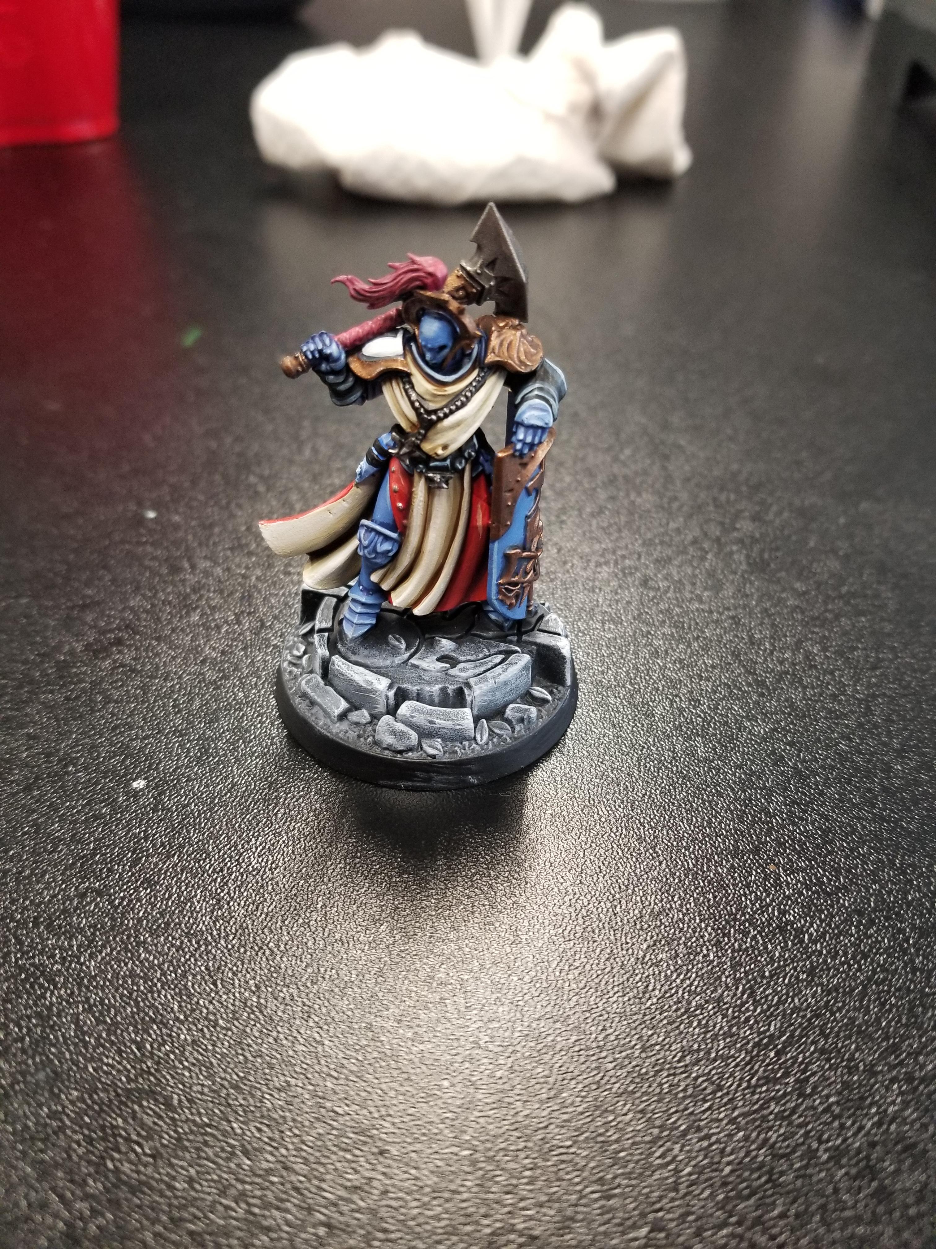 My "Sigmarine" scheme from my local Warhammer store's 2nd Anniversary