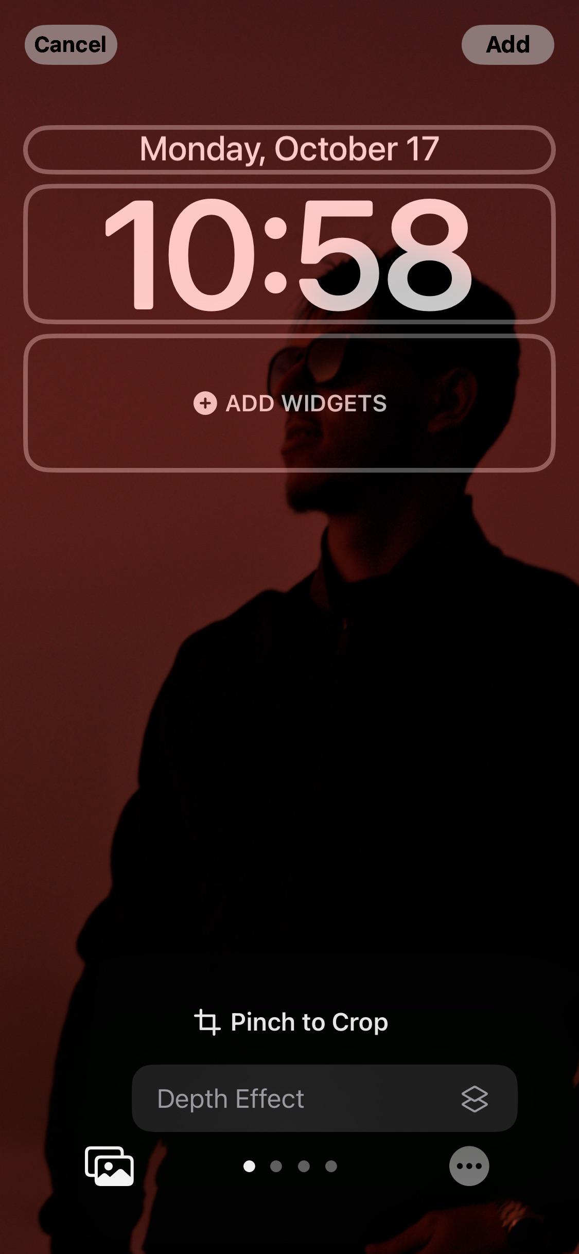 I have tired so many different pictures but depth effect is not working