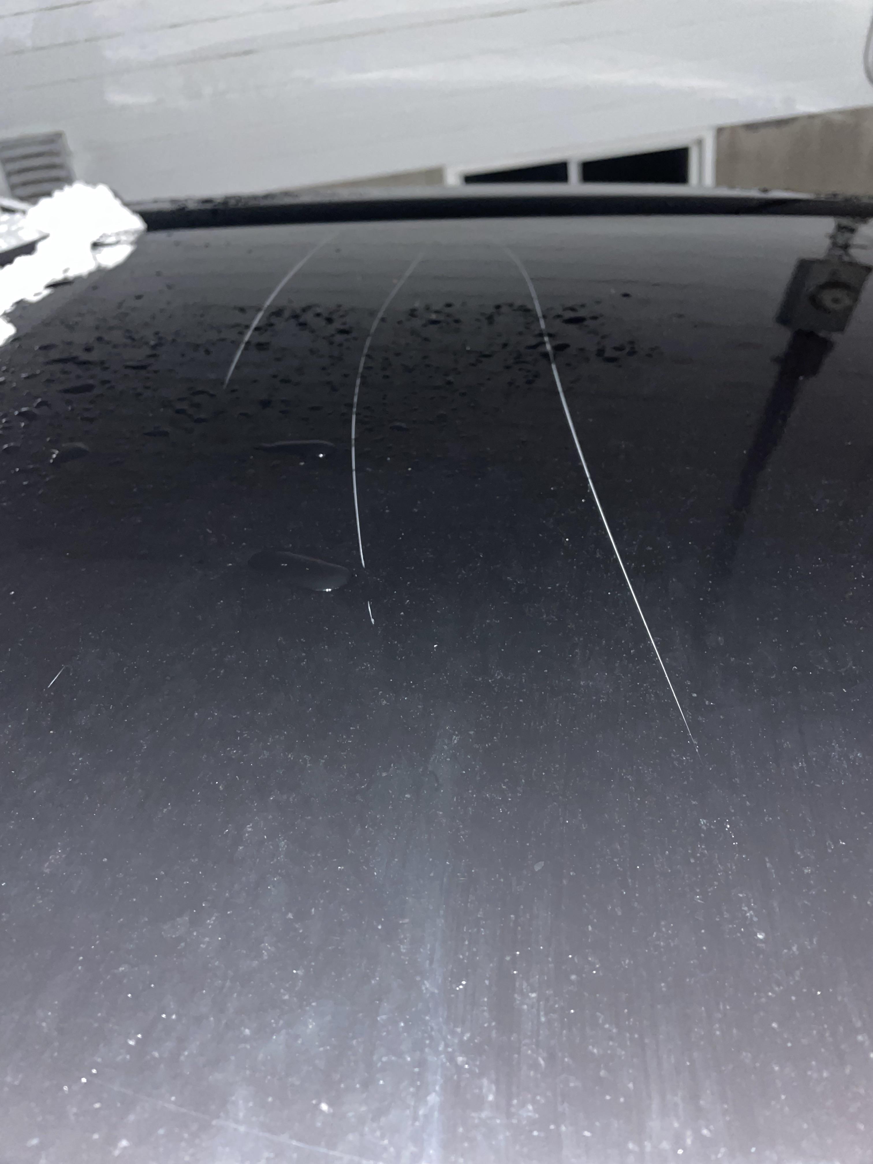 Snow brush scratches r/Detailing