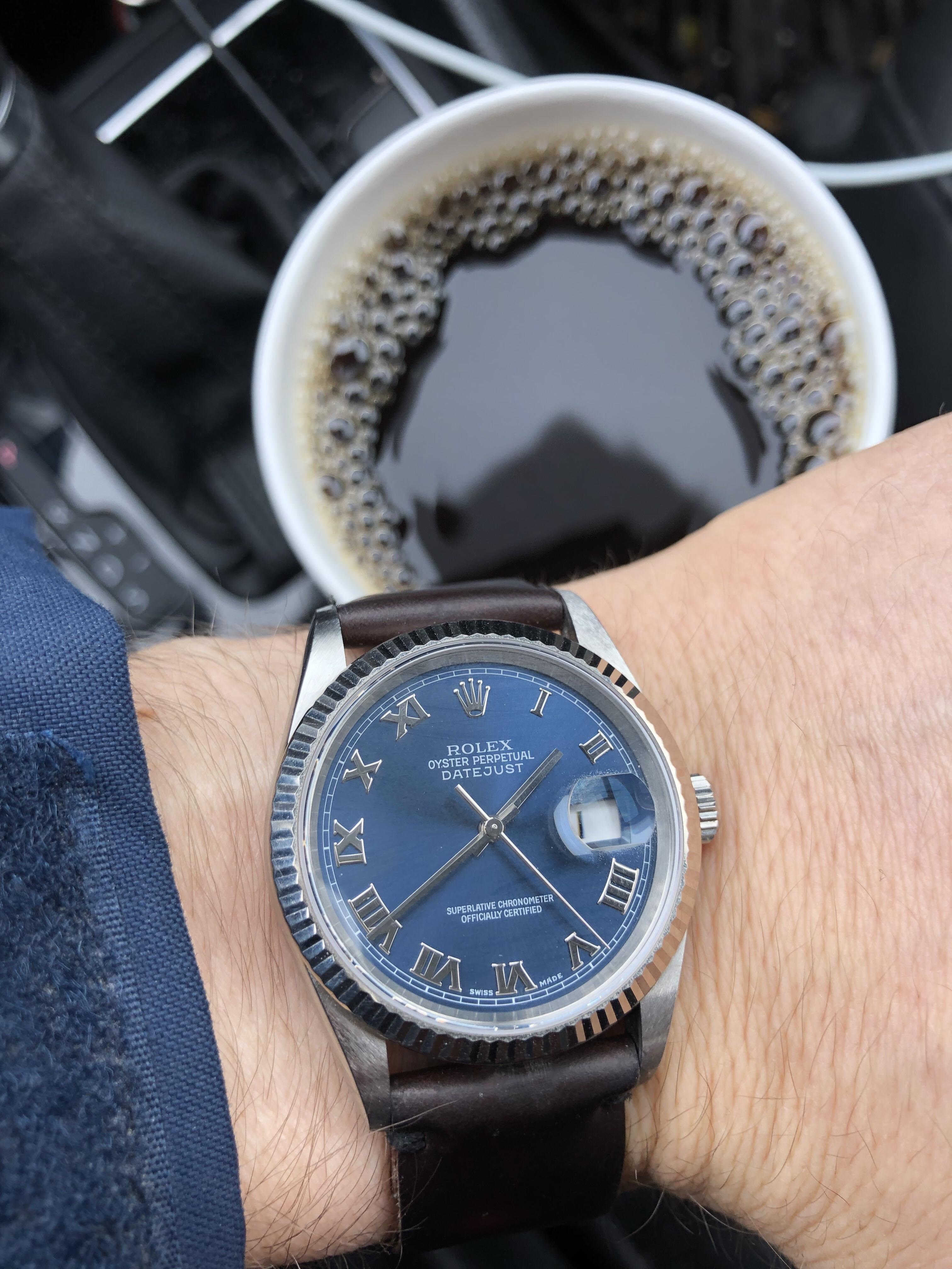 [Rolex] I like my coffee black, and my dials blue The WristWatch