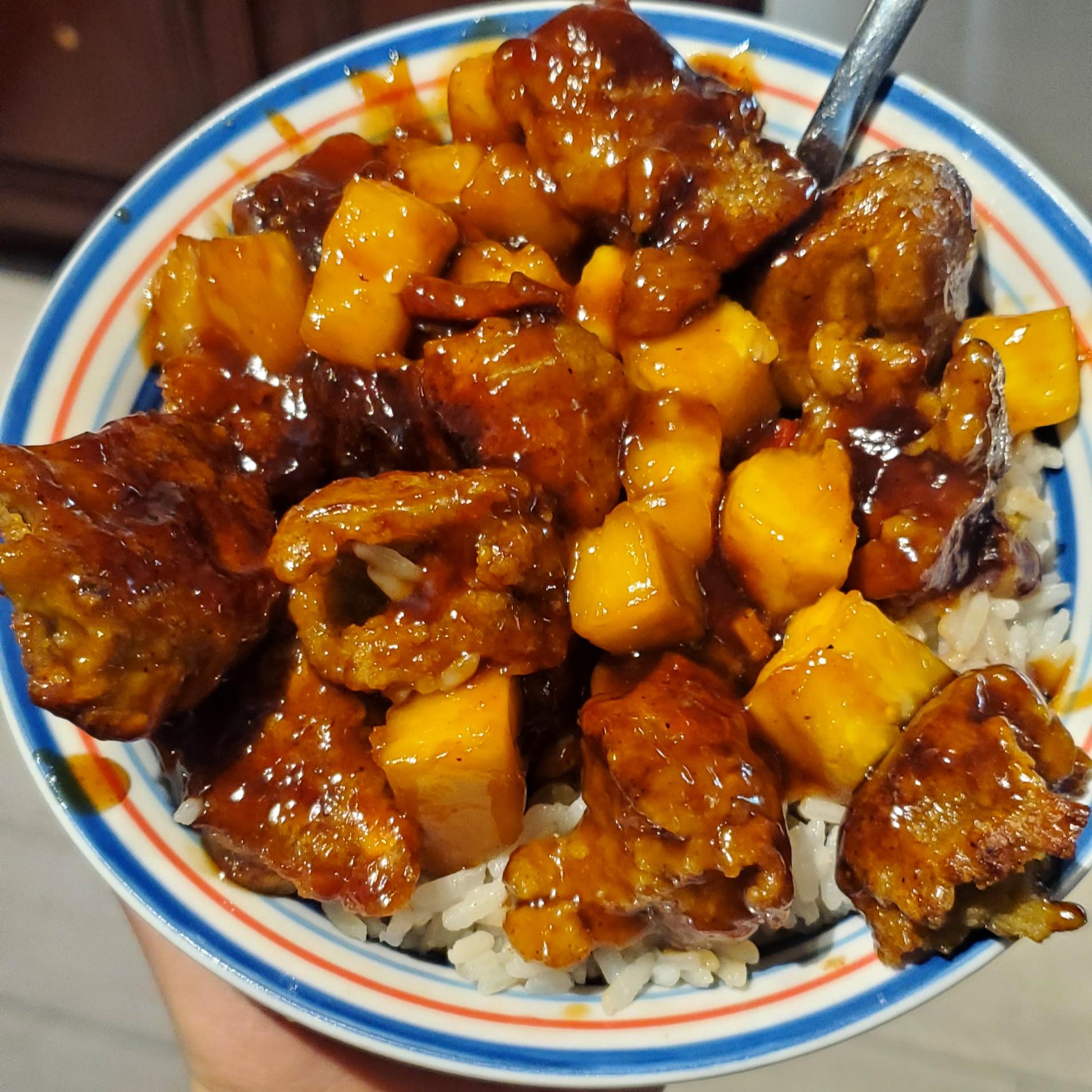 Vegan seitan orange chick'n (everything from scratch!) Just like Panda