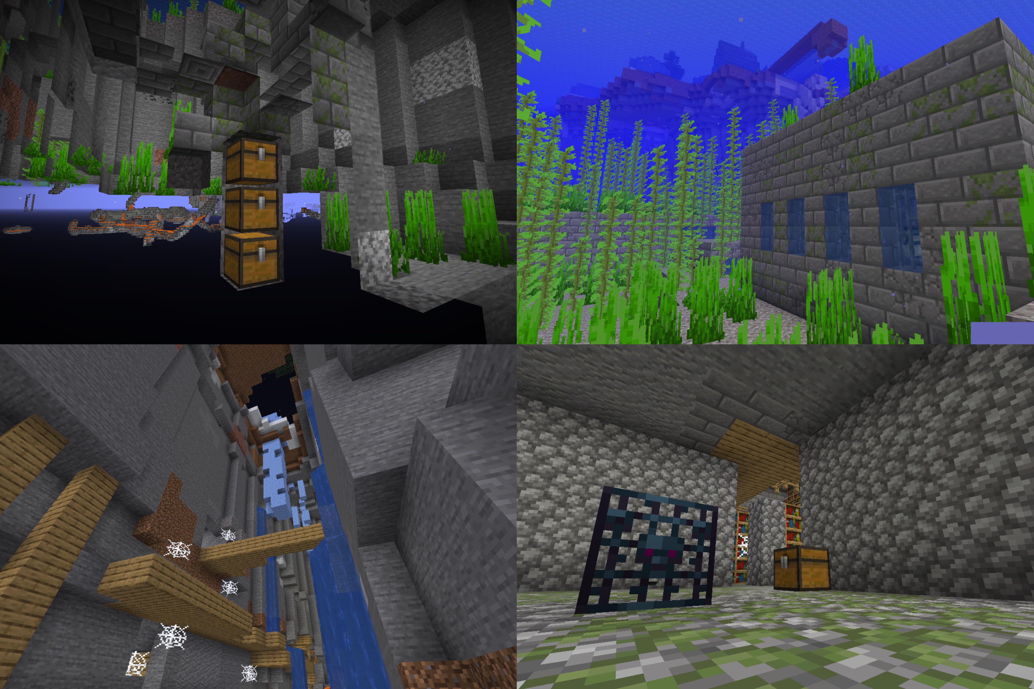 [Java 1.14.3][7996916690348946501] Exposed underwater stronghold