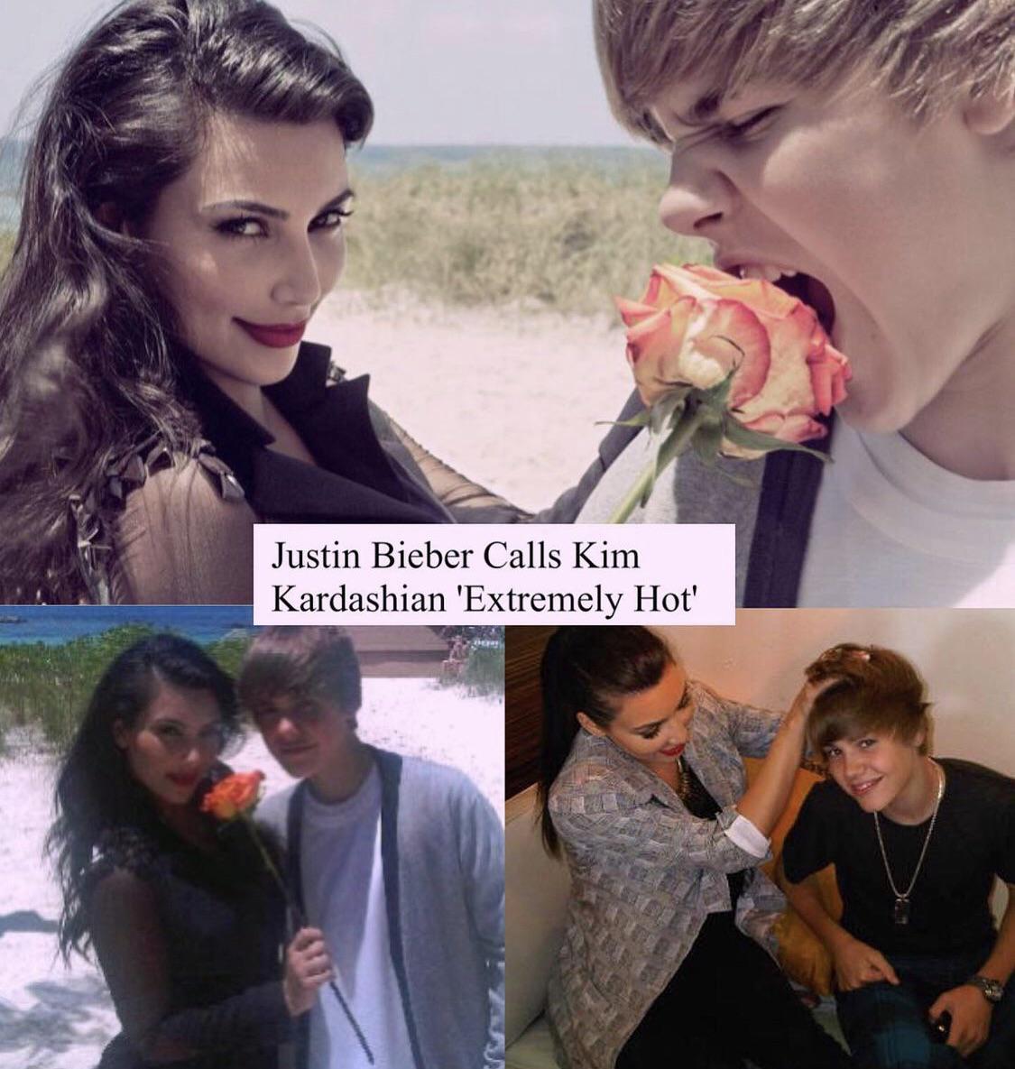 Justin Bieber And Kim Kardashian Photo Shoot