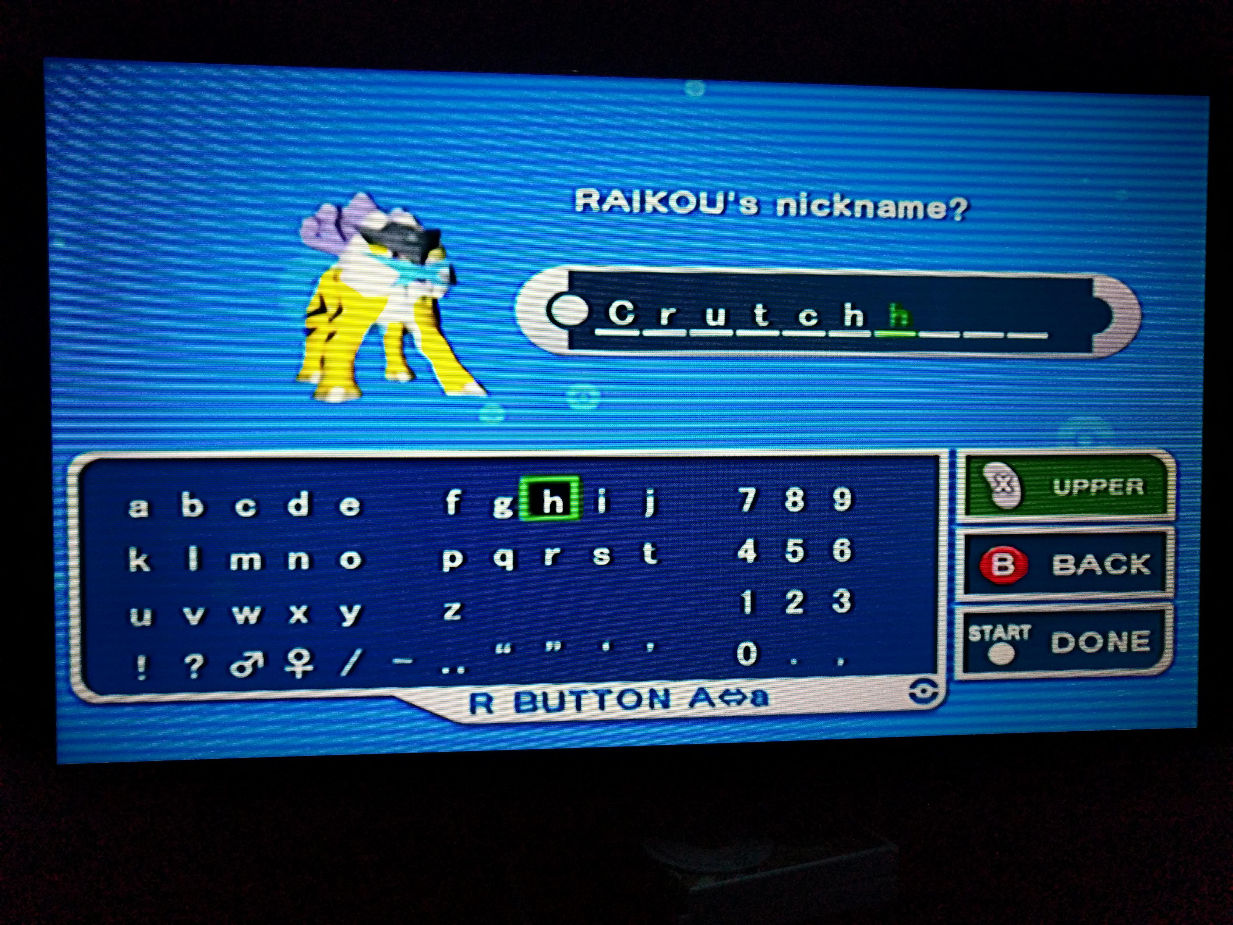 Stupid Starmie, getting a crit Hydro Pump on Ampharos... nuzlocke