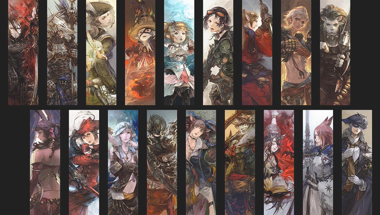 The Job arts from the Limit Break trailer (source Creative Uncut) ffxiv