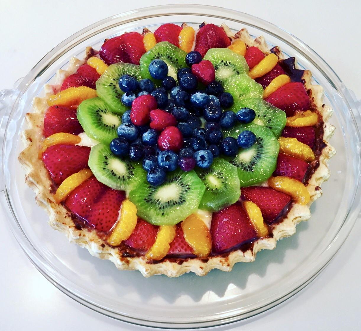 [Homemade] This fresh fruit tart r/food