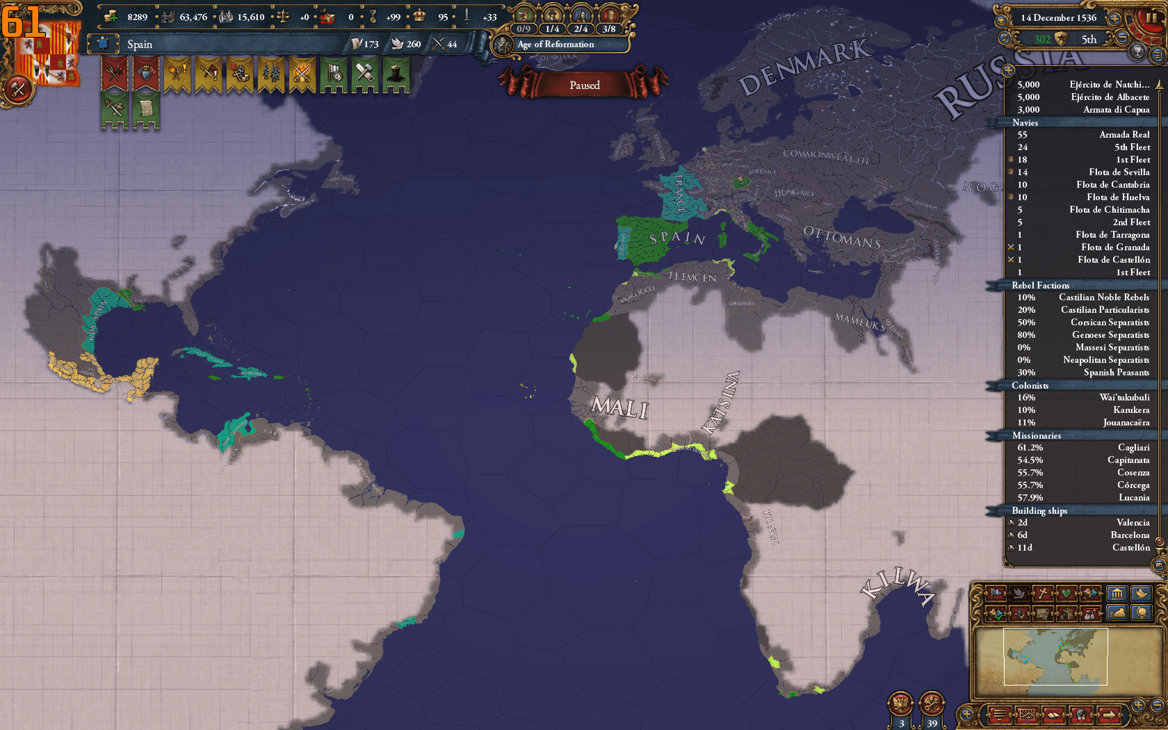 My best Spain game yet! eu4