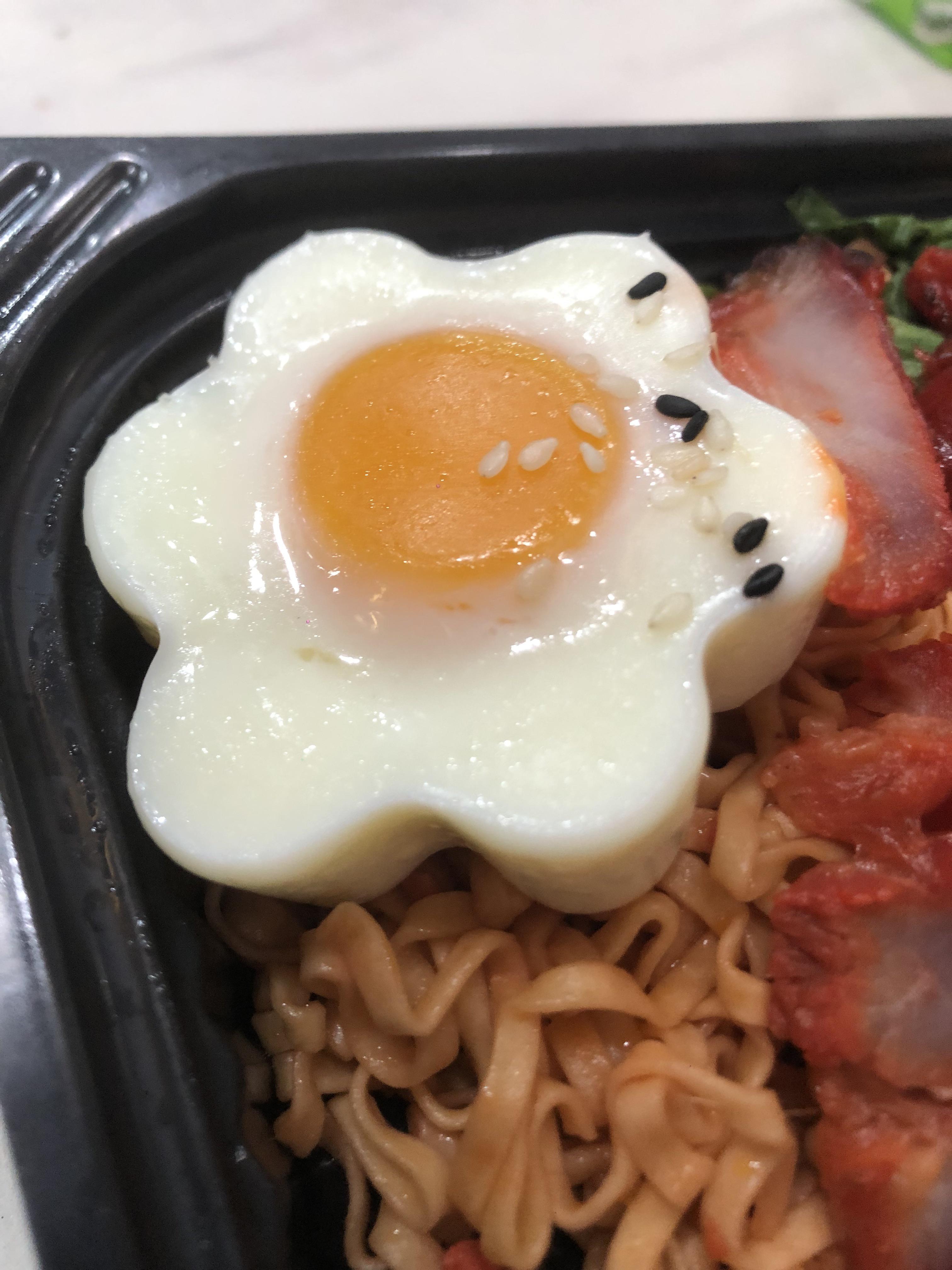 Flower shaped egg in ramen r/mildlyinteresting