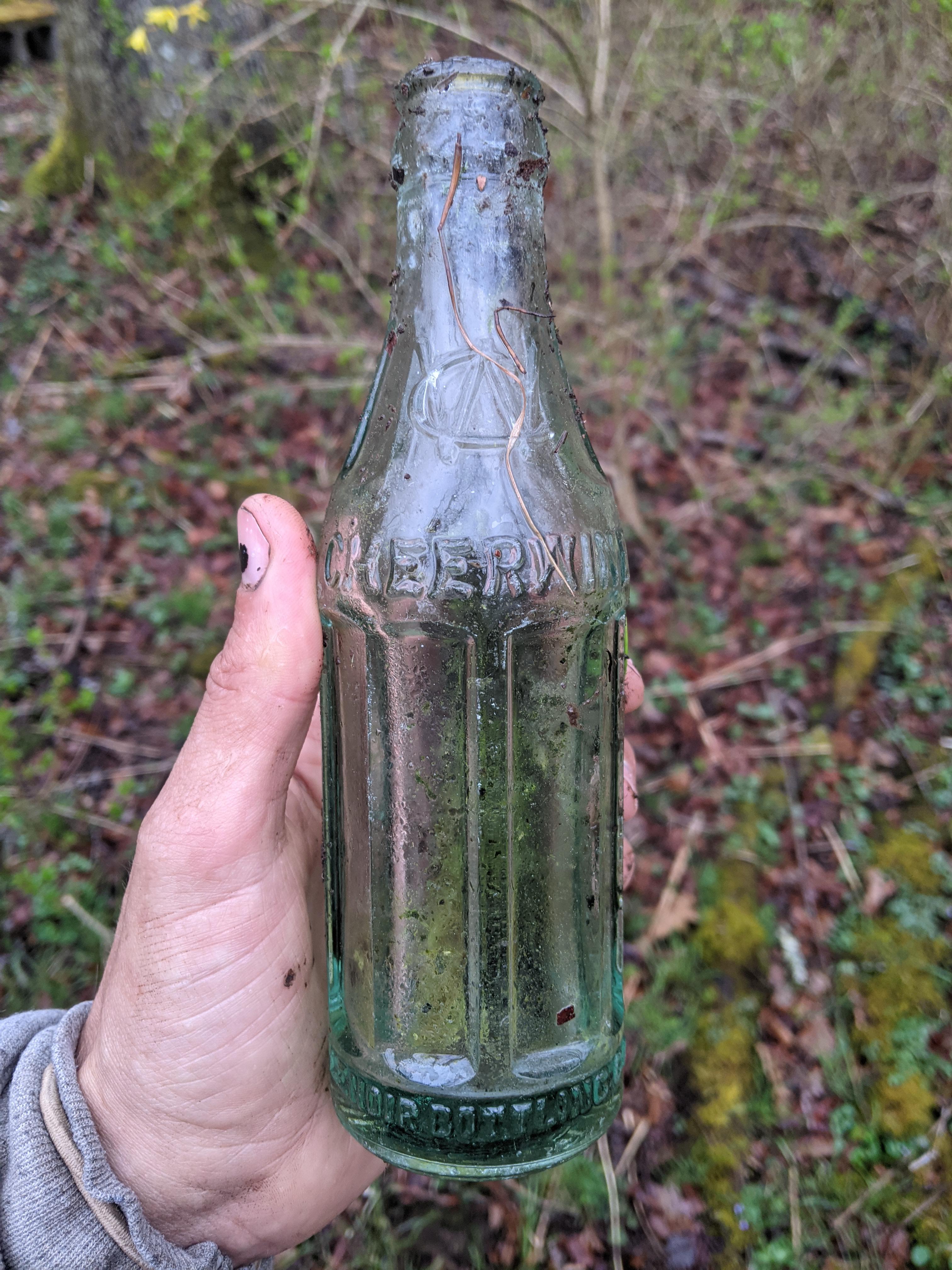 Found Cheerwine bottle in NC, Lenoir Bottling Company. Possible to age