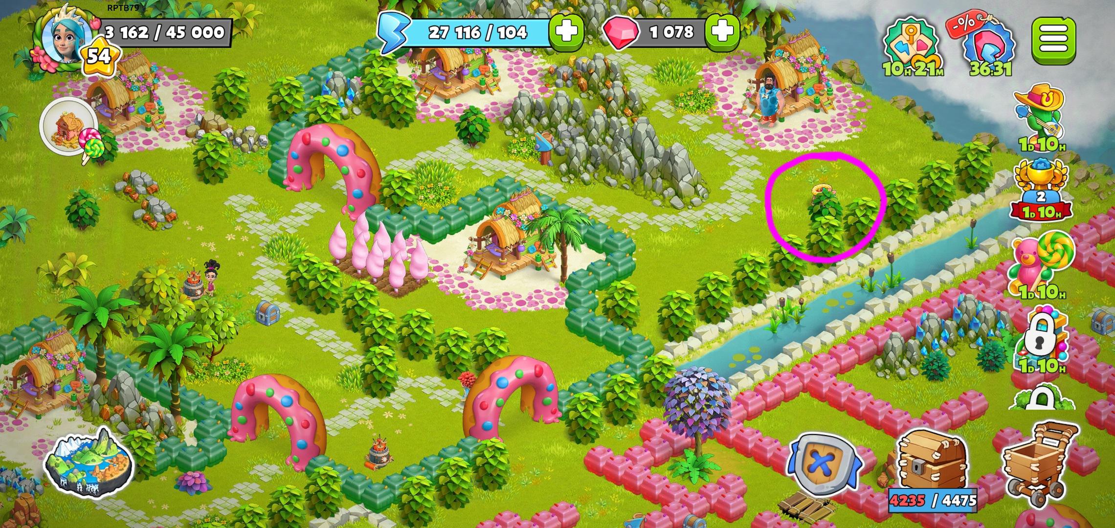 Candy Island pink bag r/FamilyIsland