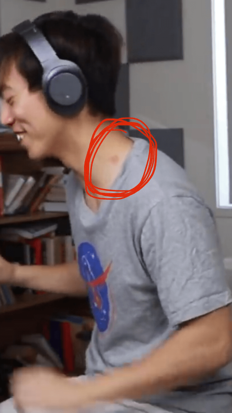 Violin Hickey?? Is Eddy flexing his perfect pitch or his new special